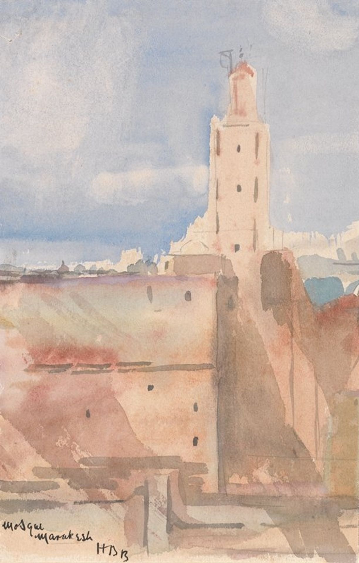 Koutoubia Mosque, Marrakech by Hercules Brabazon Brabazon
