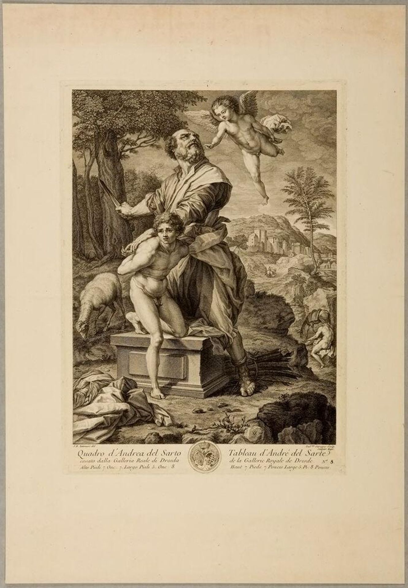 Abraham's Sacrifice by Louis Surugue