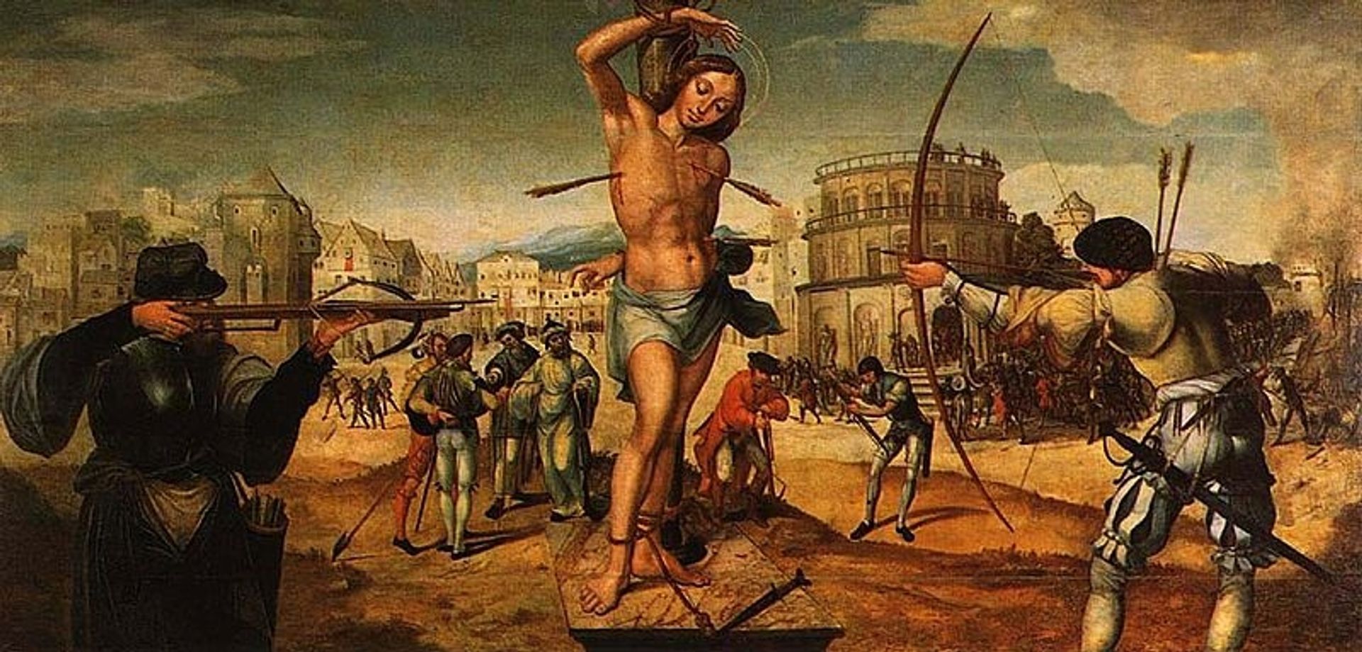 Martírio de São Sebastião by Gregorio Lopes