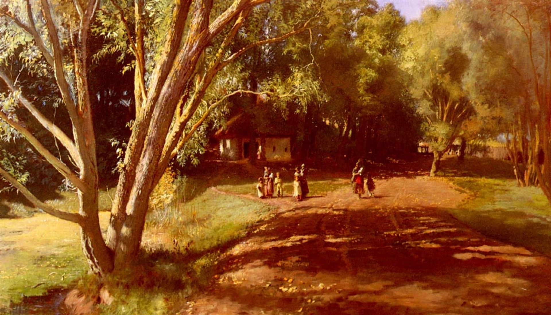 Summer Afternoon by Konstantin Egorovich Makovsky
