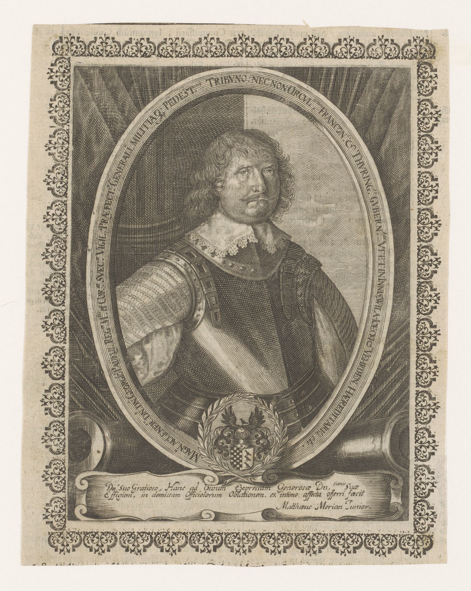 Portret van Georg Paukul by Matthäus (II) Merian