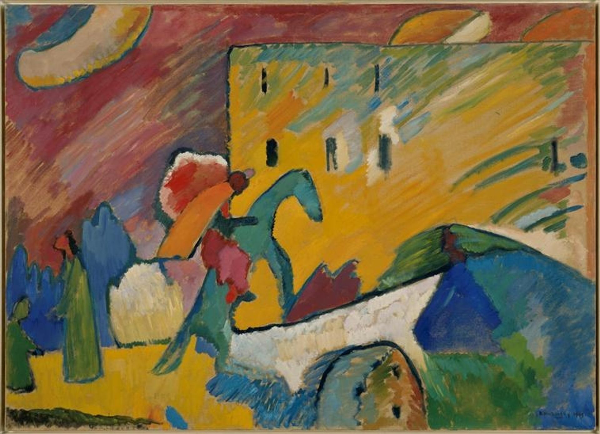 The Blue Rider by Wassily Kandinsky