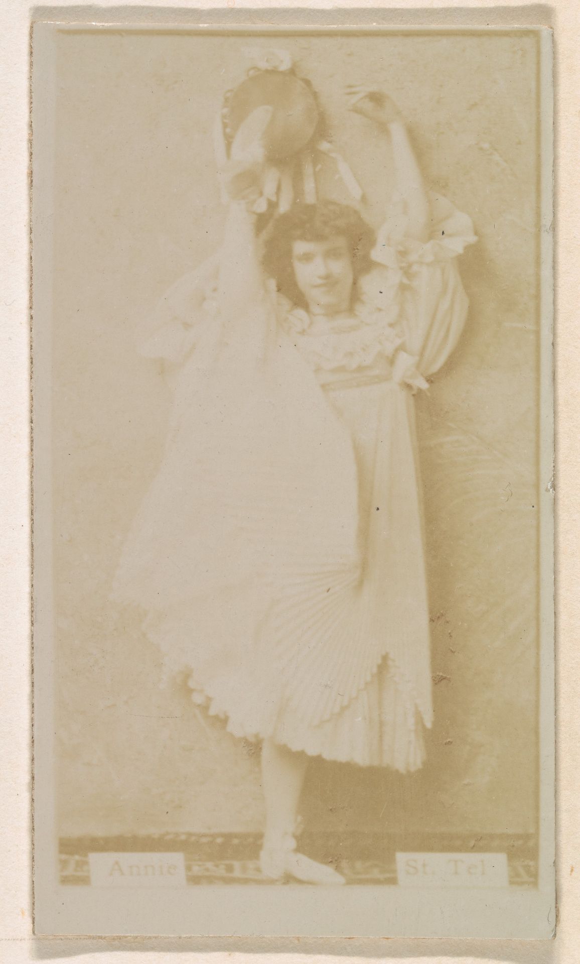 Annie St. Tel, from the Actresses series (N245) issued by Kinney Brothers to promote Sweet Caporal Cigarettes by Kinney Brothers Tobacco Company