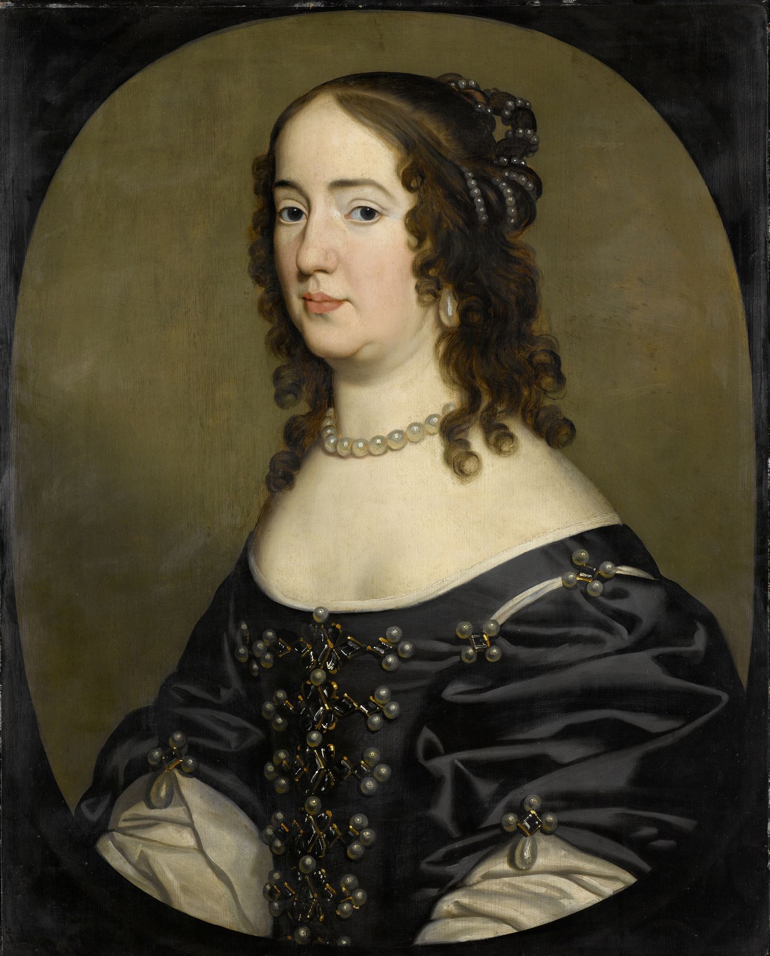 Portret Van Amalia Van Solms by Gerard van Honthorst
