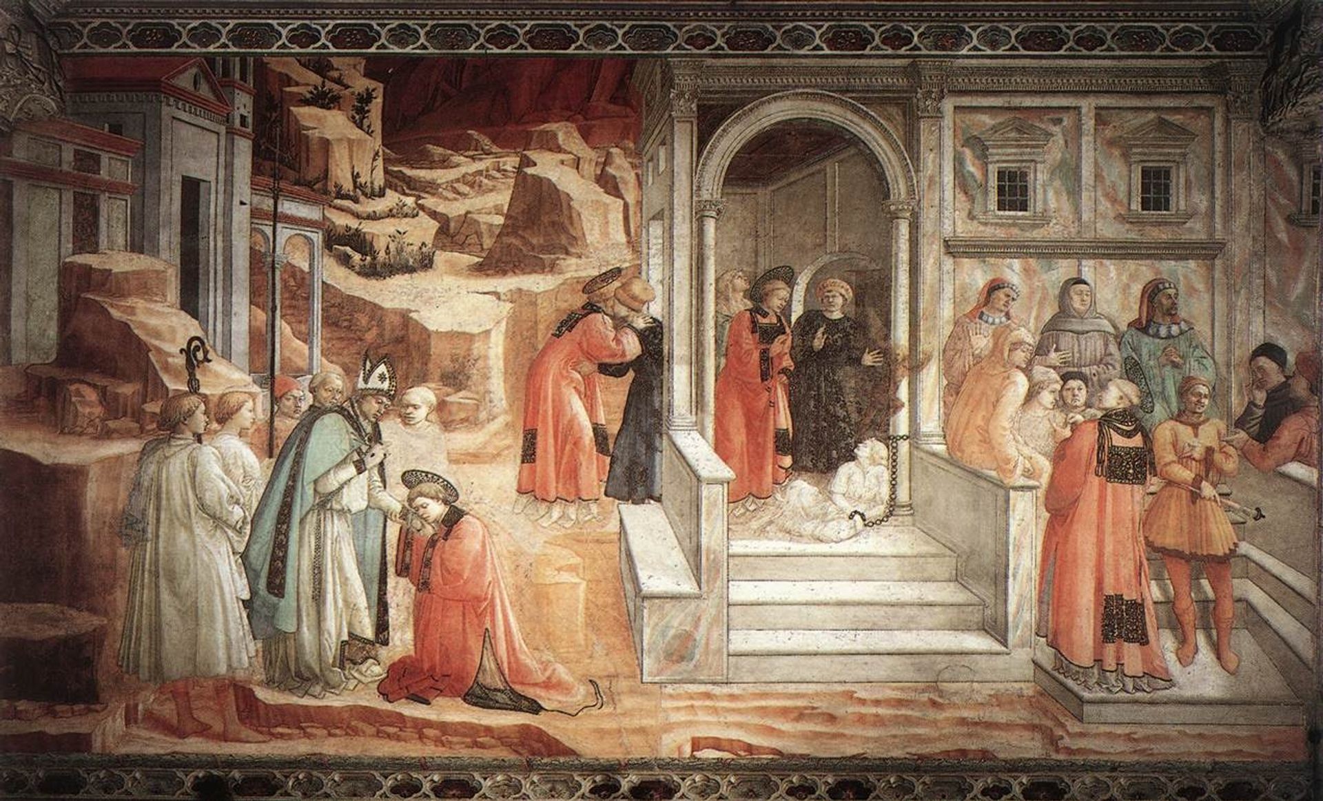Disputation in the Synagogue by Filippo Lippi