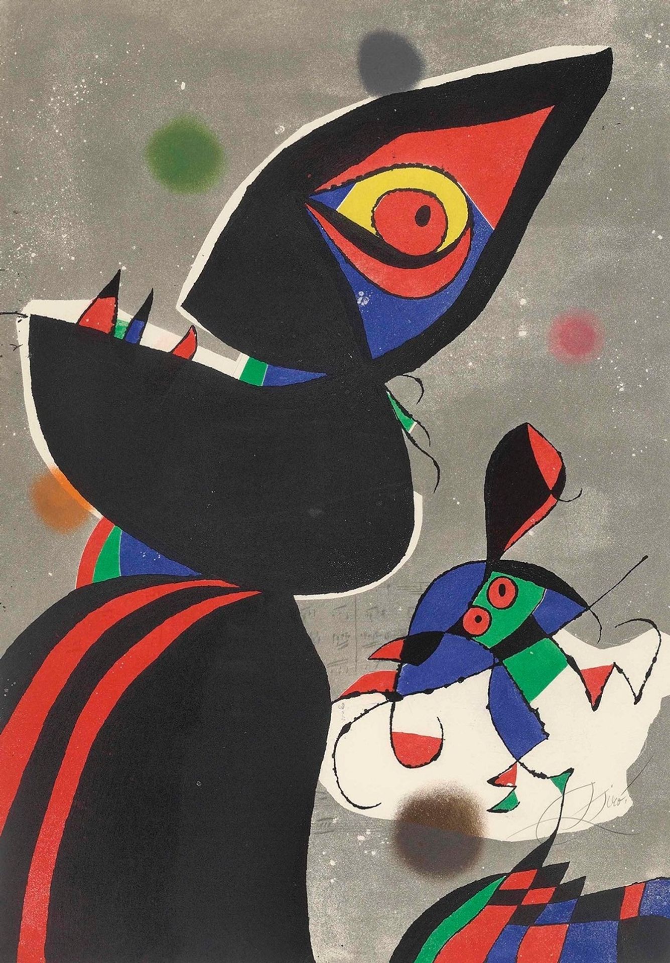 Gaudí XVII by Joan Miró