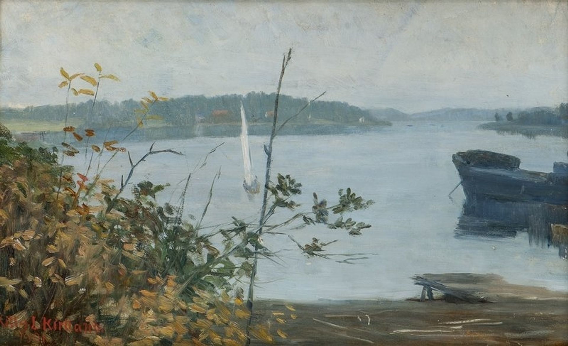 Fjord Landscape by Kitty Lange Kielland