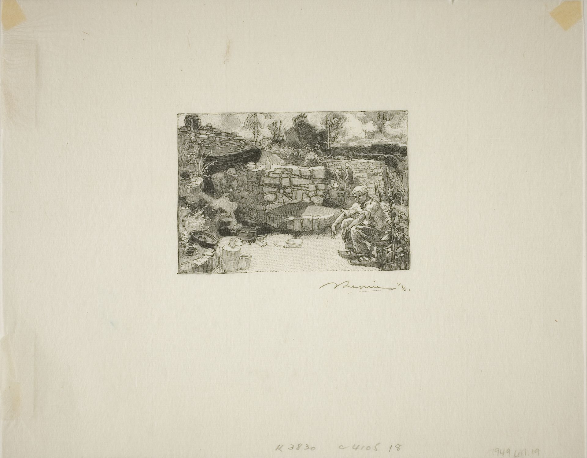 Quarryman's Hut by Auguste-Louis Lepère