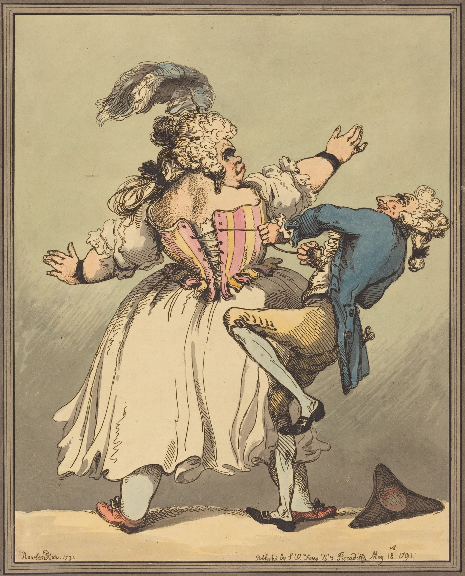 A Little Tighter by Thomas Rowlandson