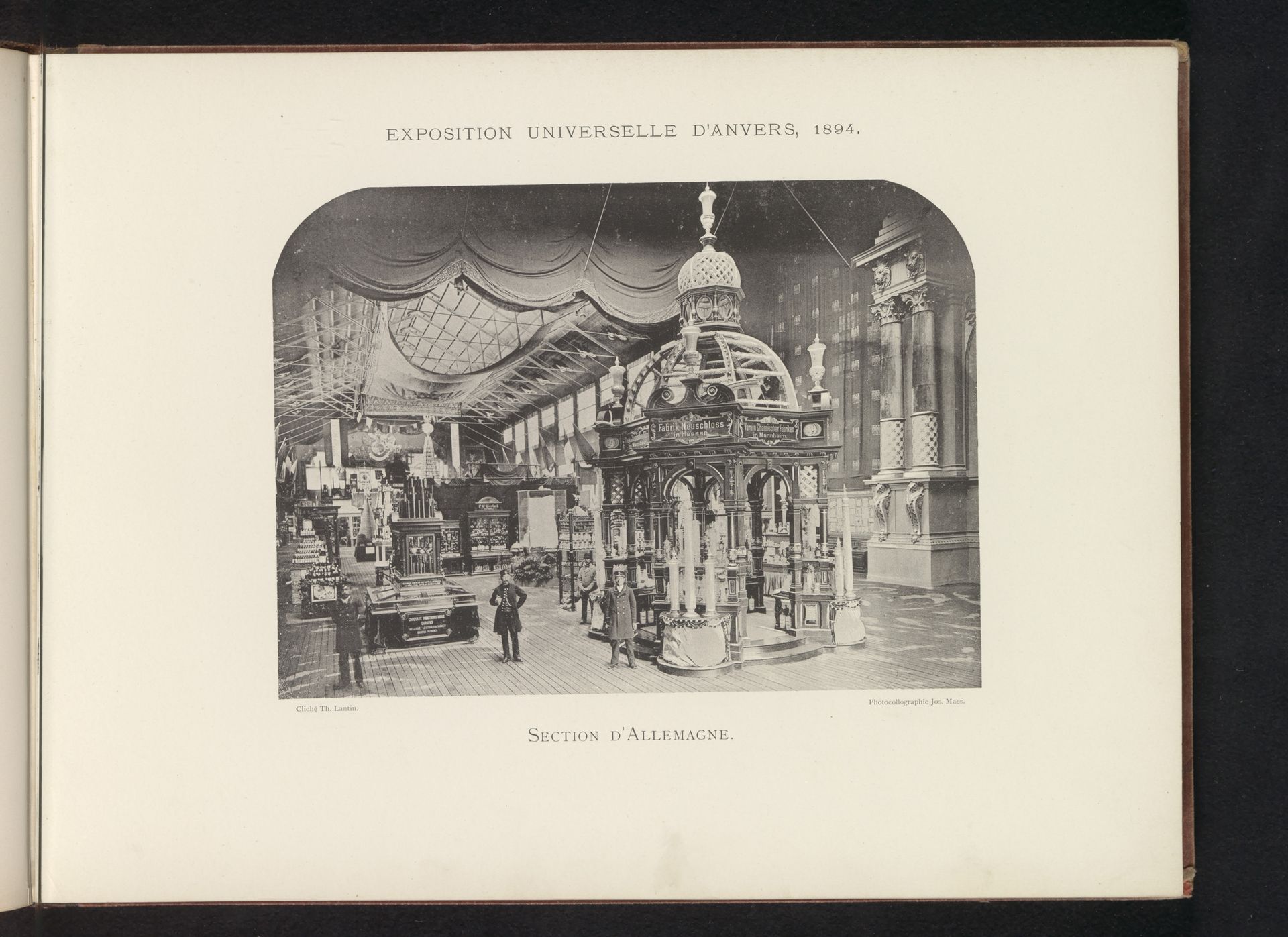 Expositie van Duitse objecten tijdens de wereldtentoonstelling te Antwerpen by Th. Lantin