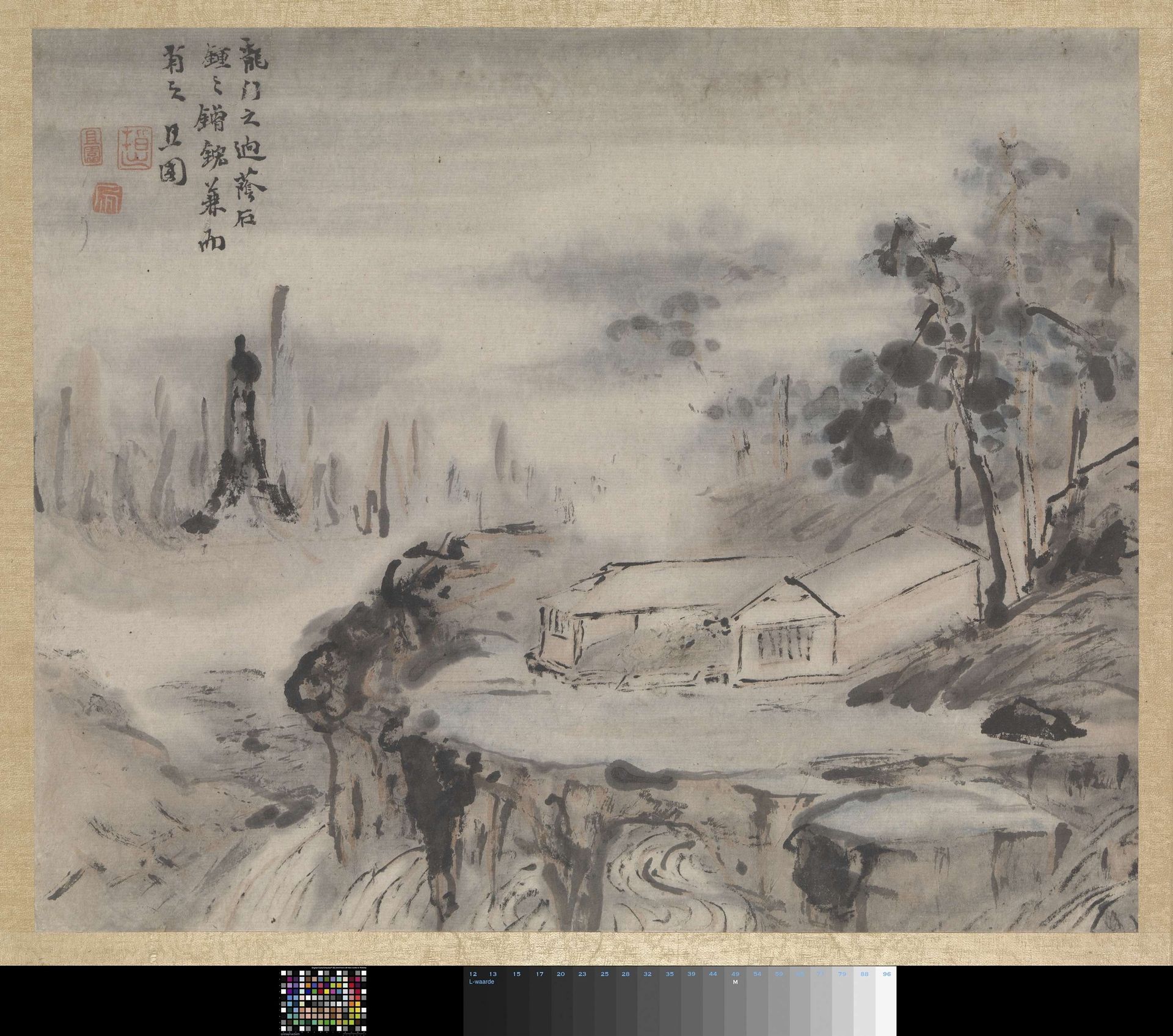 Schildering by Gao Qipei