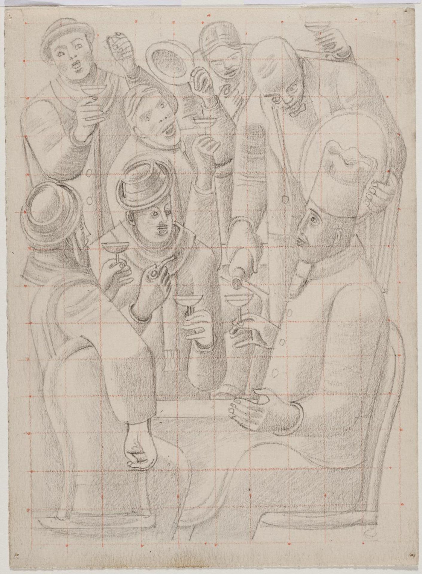 Study for ‘Homage à Stulik’ by  William Roberts