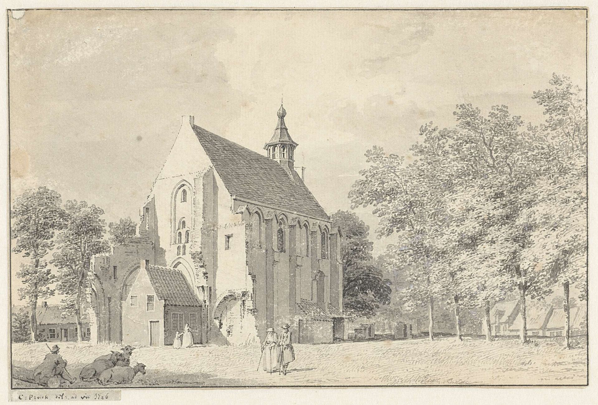 Kerk van West-Souburg by Cornelis Pronk