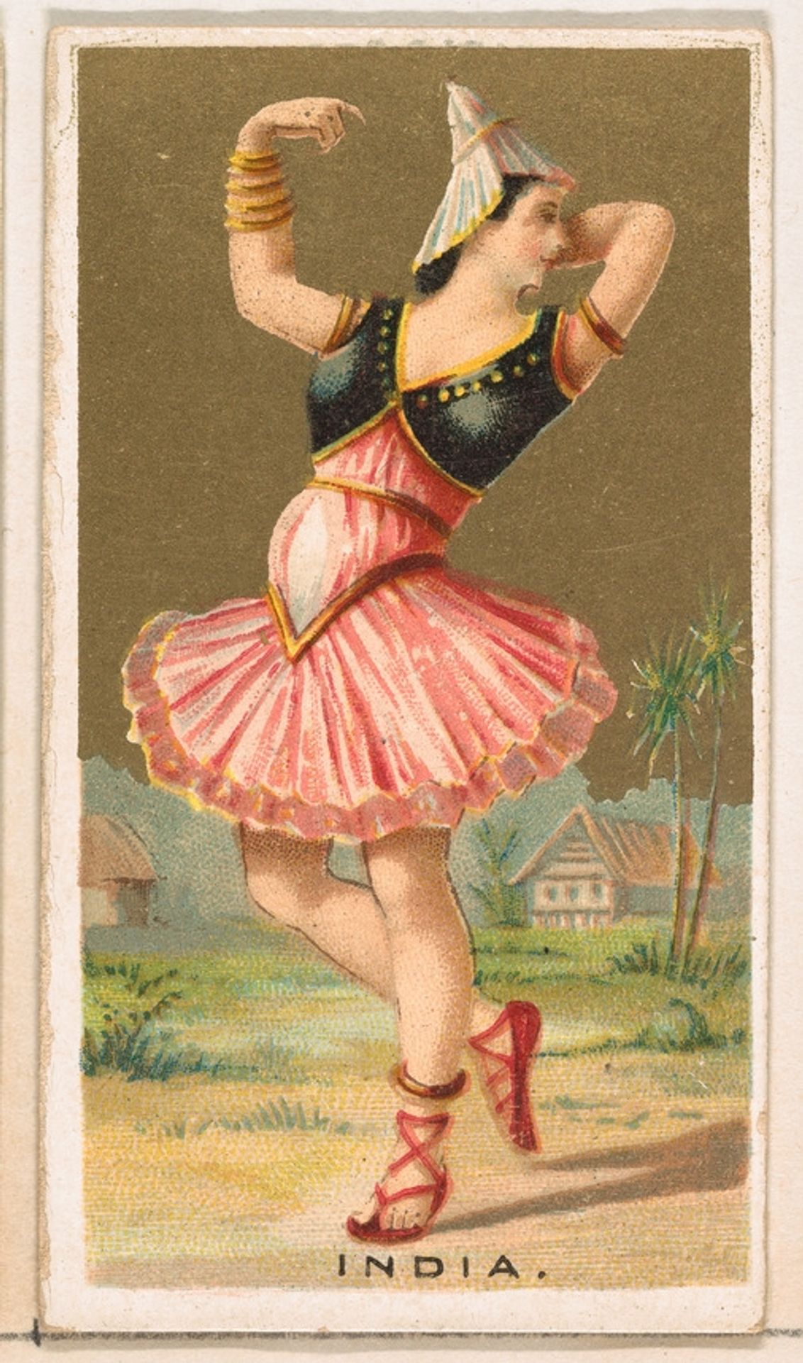 India, from the Dancing Girls of the World series (N185) issued by Wm. S. Kimball & Co. by William S. Kimball & Company