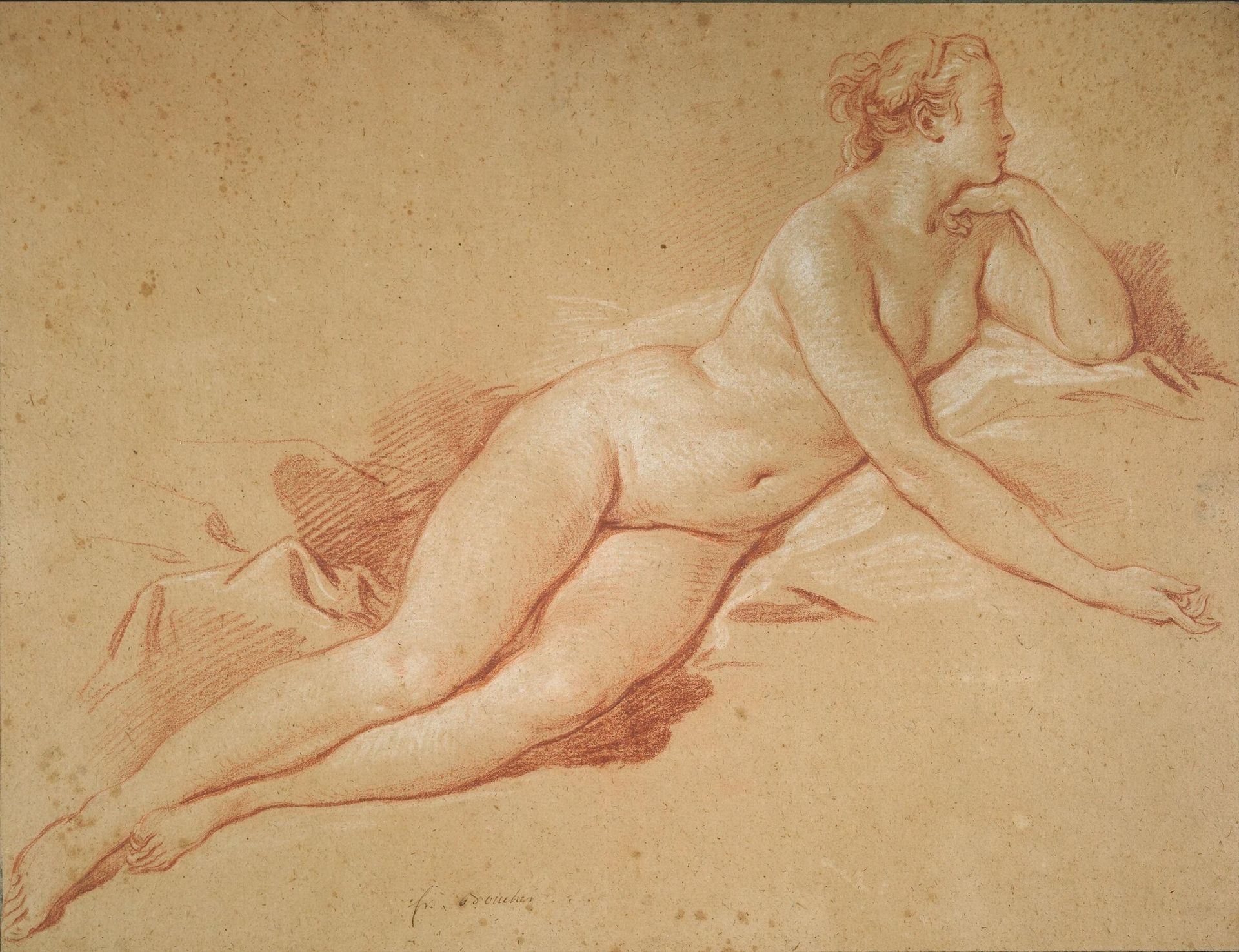 Reclining Nude by FranÃ§ois Boucher