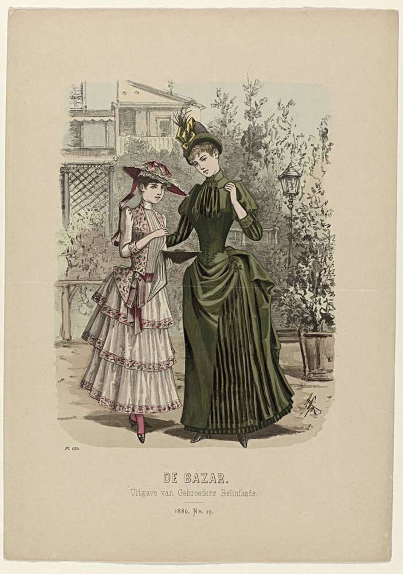 De Bazar, 1886, Nr. 19, Pl. 659 by Anonymous