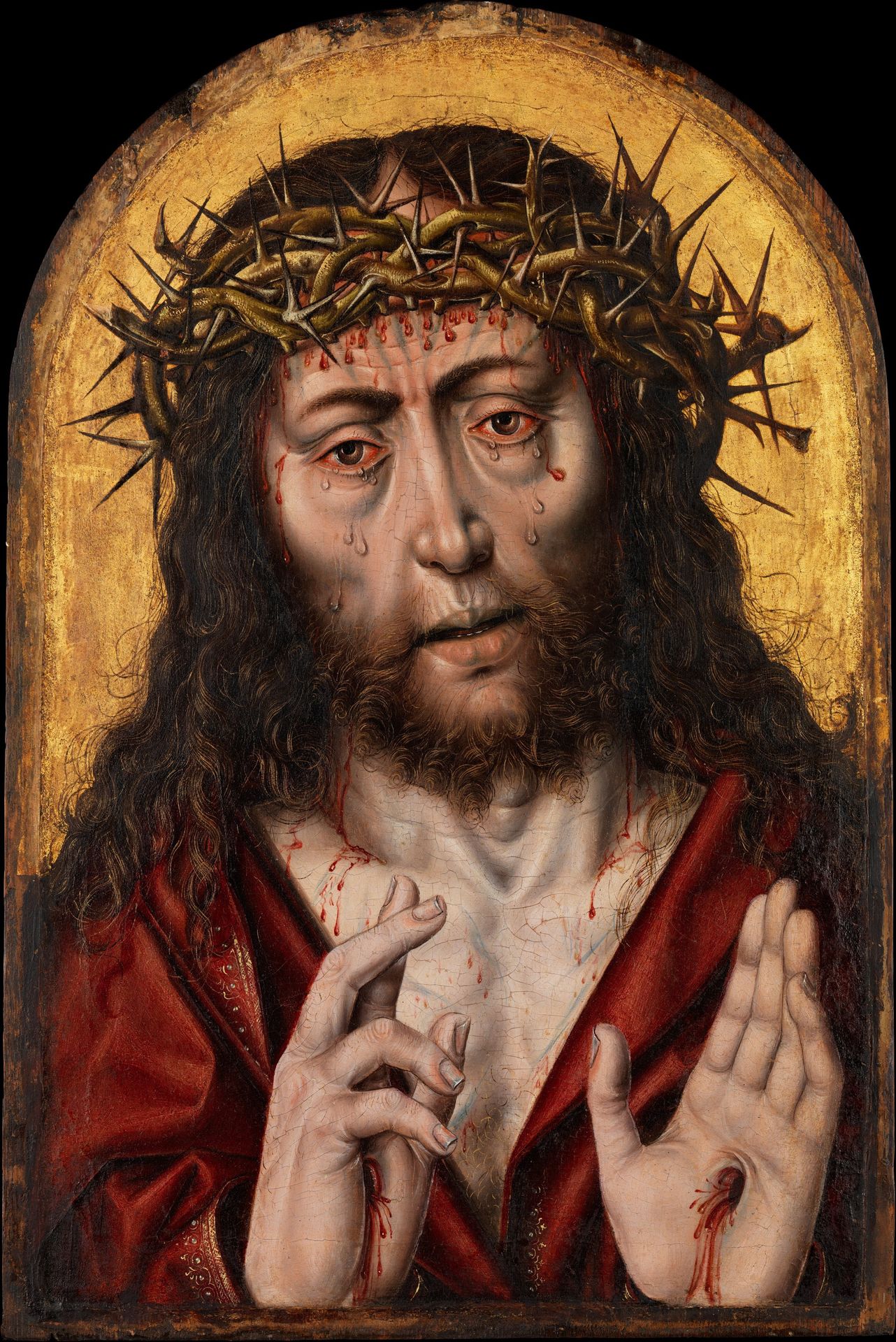 The Man of Sorrows by Aelbert Bouts