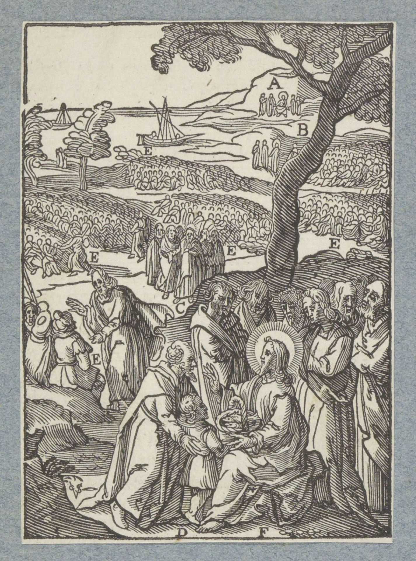 Wonderbaarlijke spijziging by Christoffel van (II) Sichem