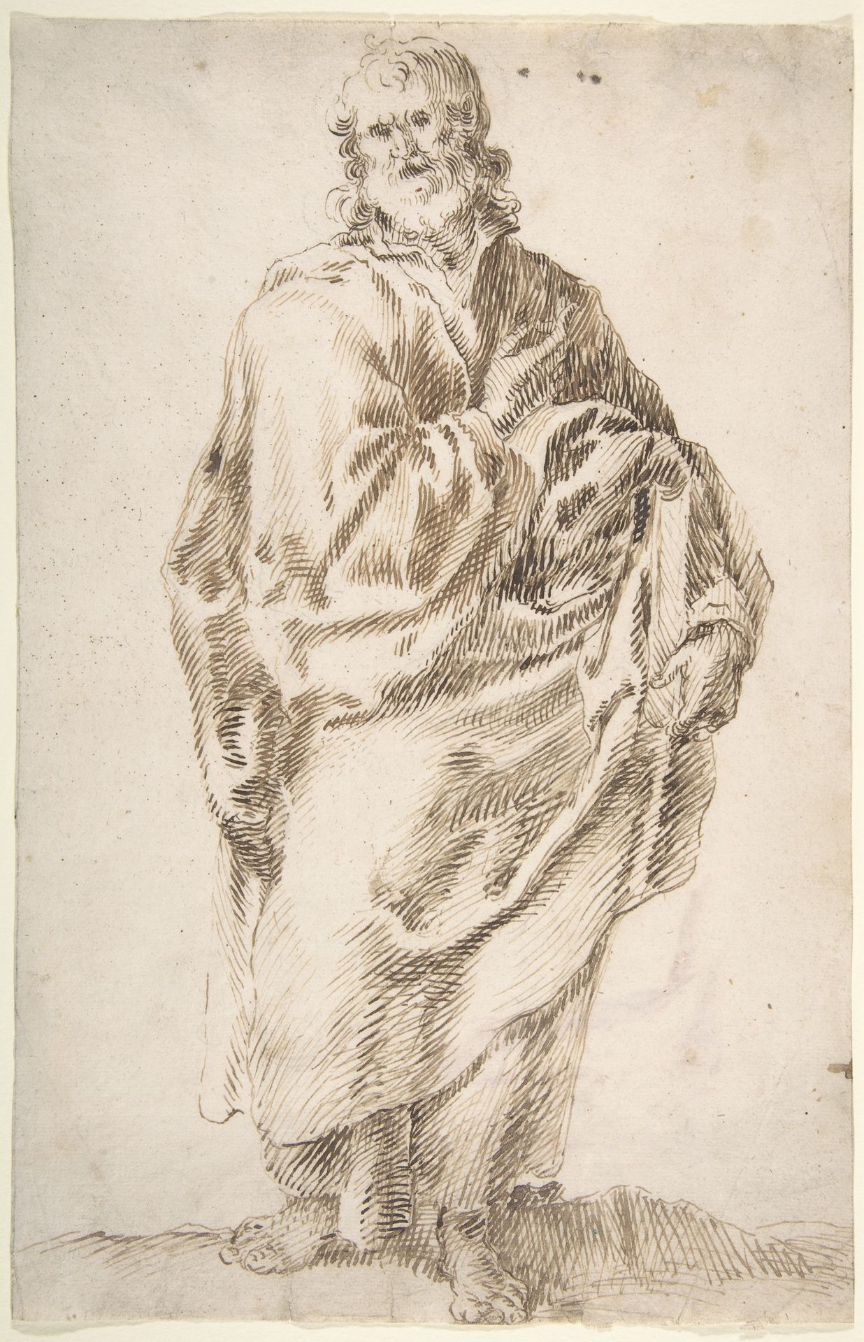 An Apostle Holding a Book by Francisco de Herrera, the Elder