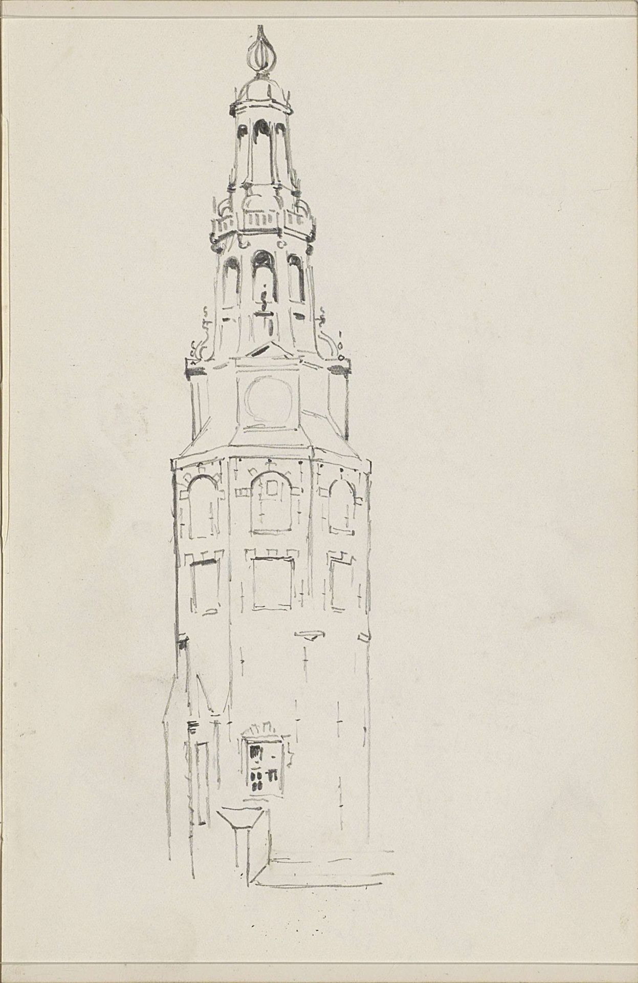 Montelbaanstoren te Amsterdam by Cornelis Vreedenburgh