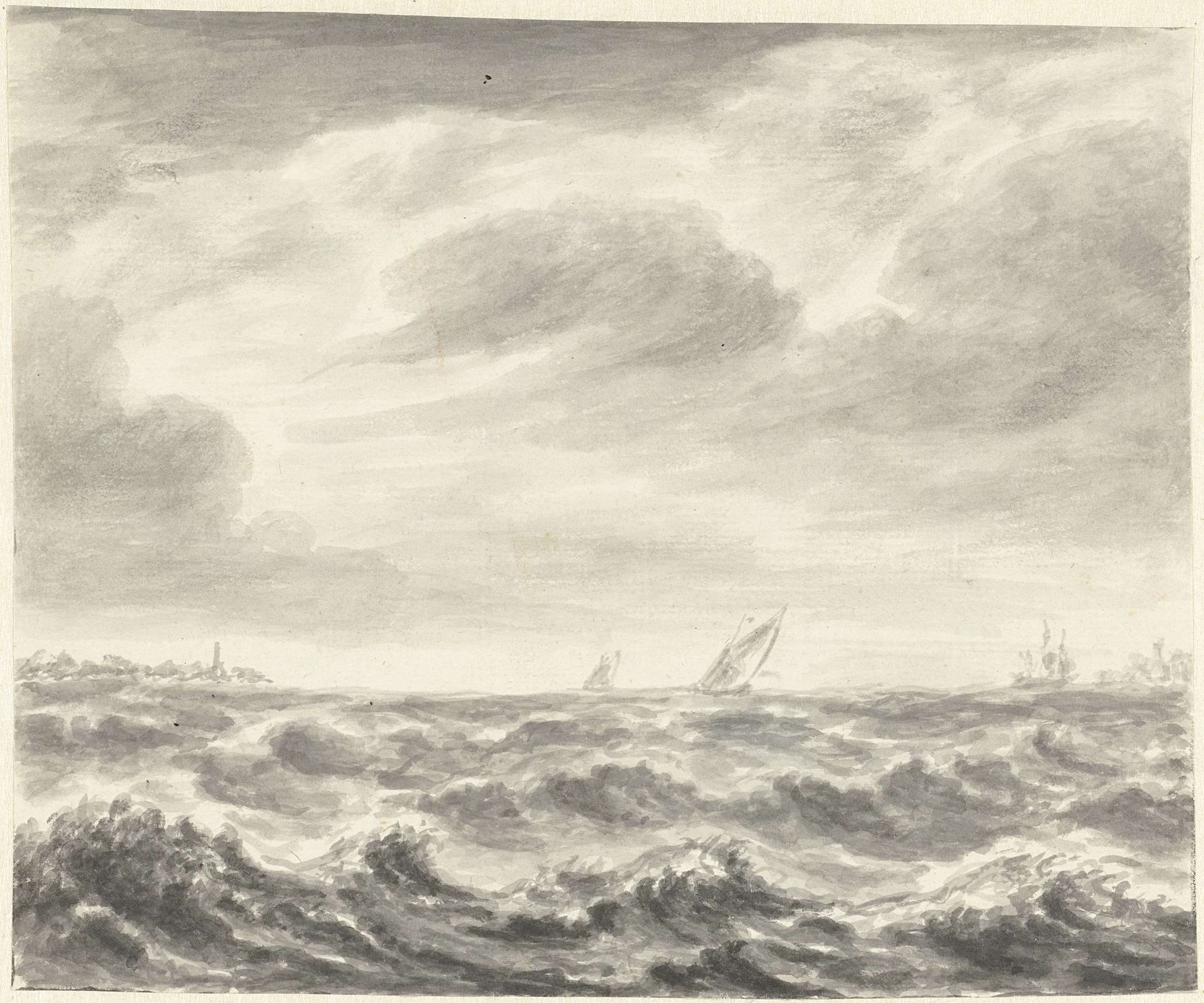 Zeegezicht by Pieter Idserts