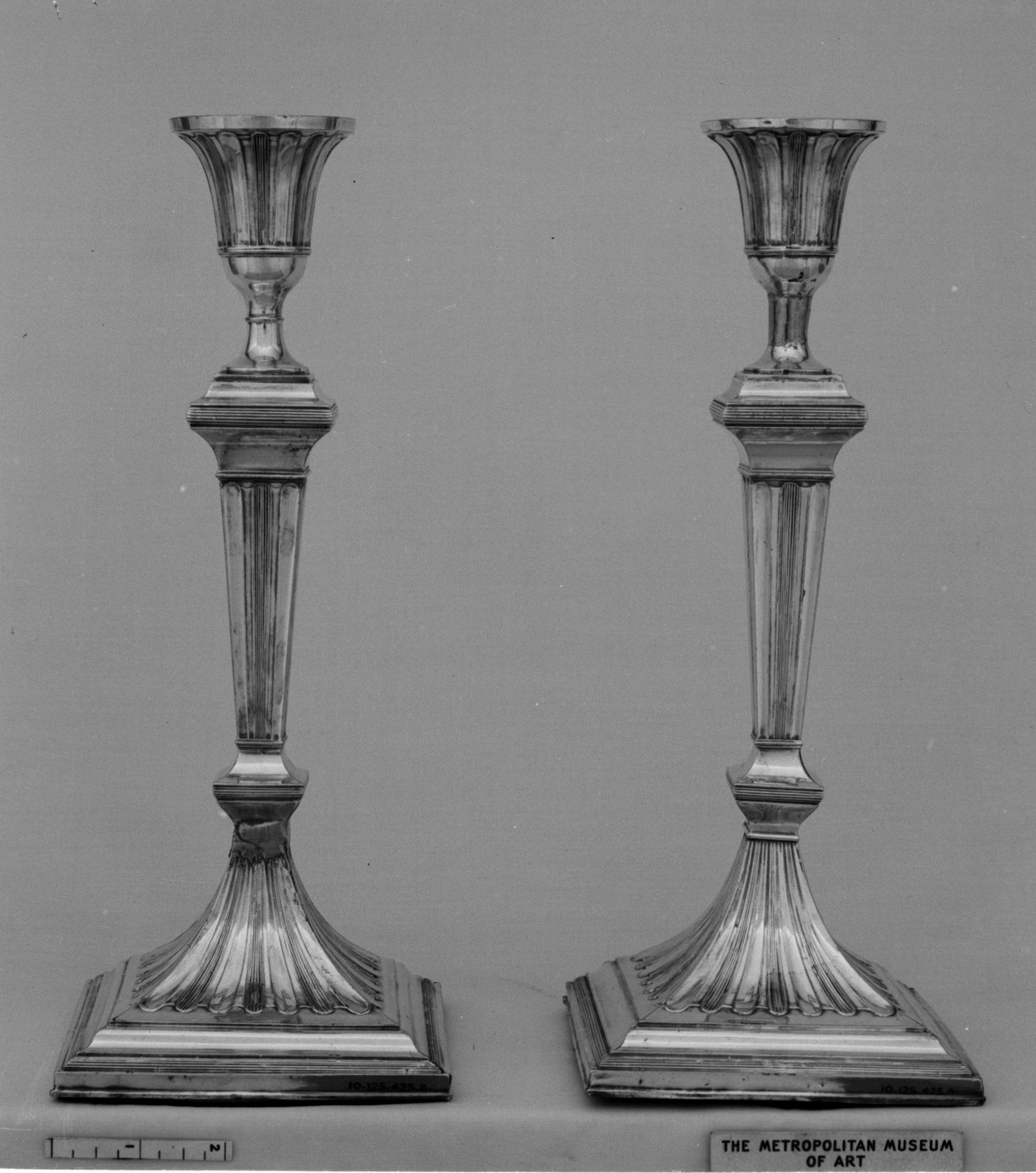 Pair of candlesticks by John Parsons & Co.