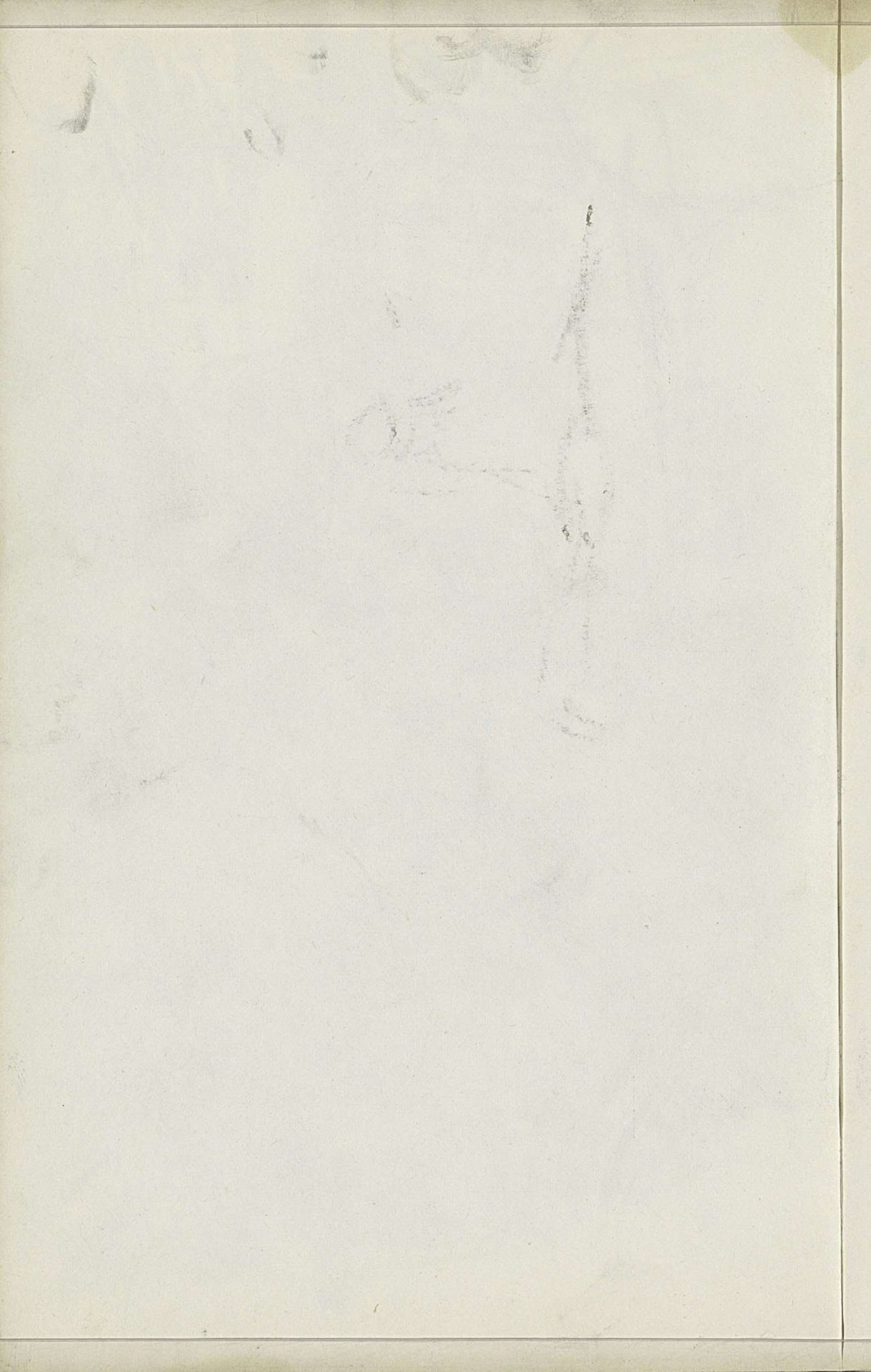 Ablatsch van de krijttekening op blad 18A by Isaac Israels