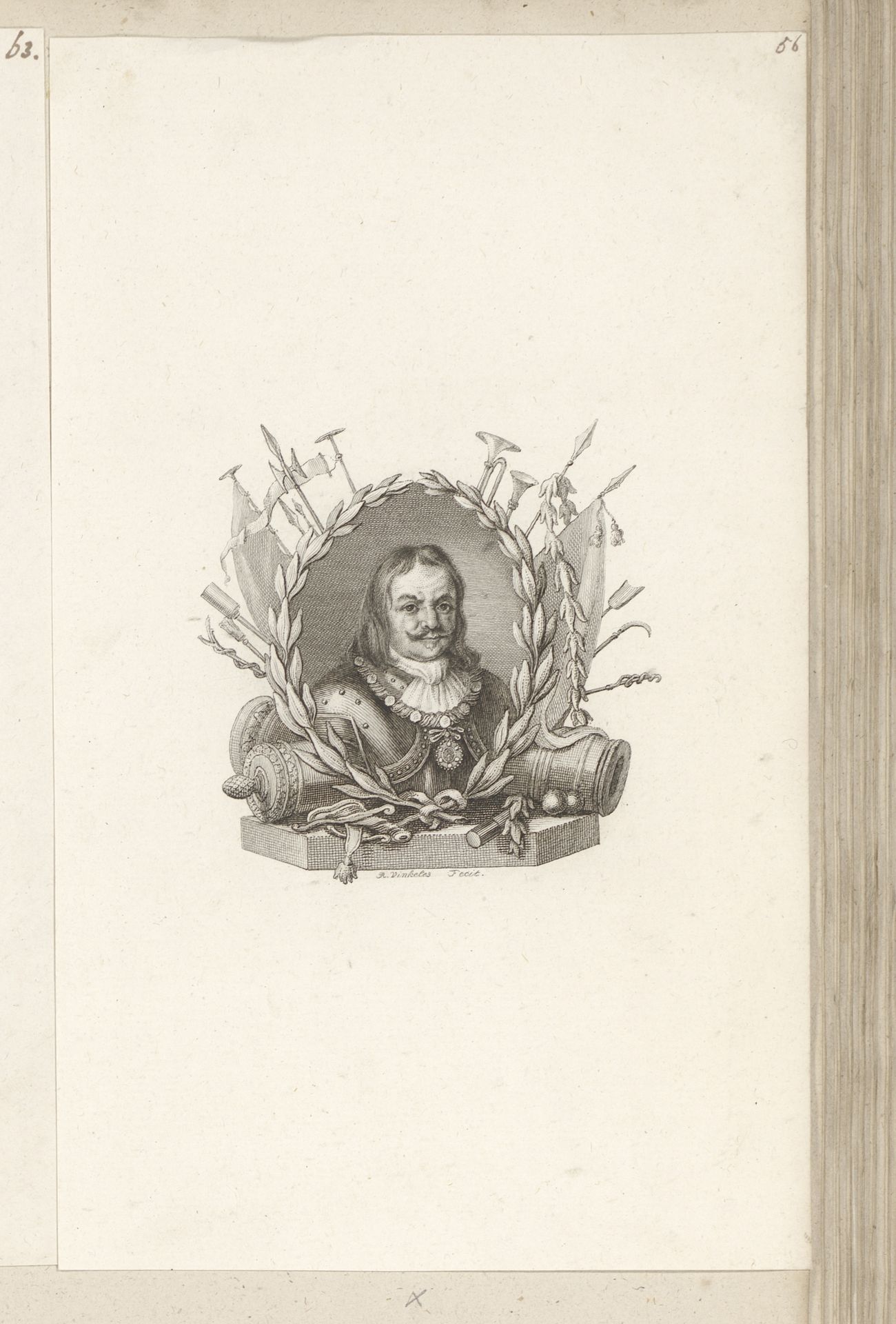 Portret van Michiel Adriaansz. de Ruyter by Reinier Vinkeles