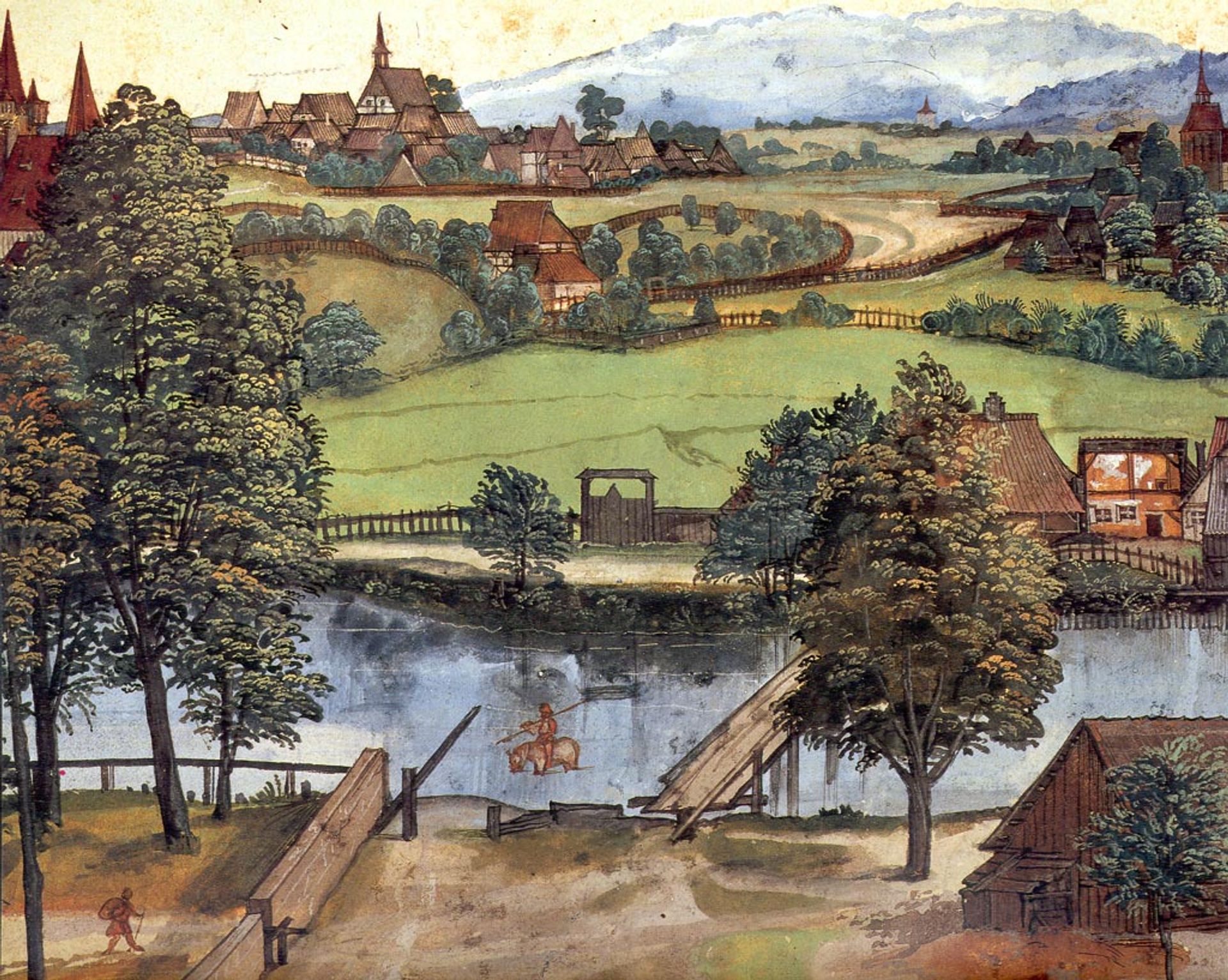 The Trefilería on Peignitz by Albrecht Durer