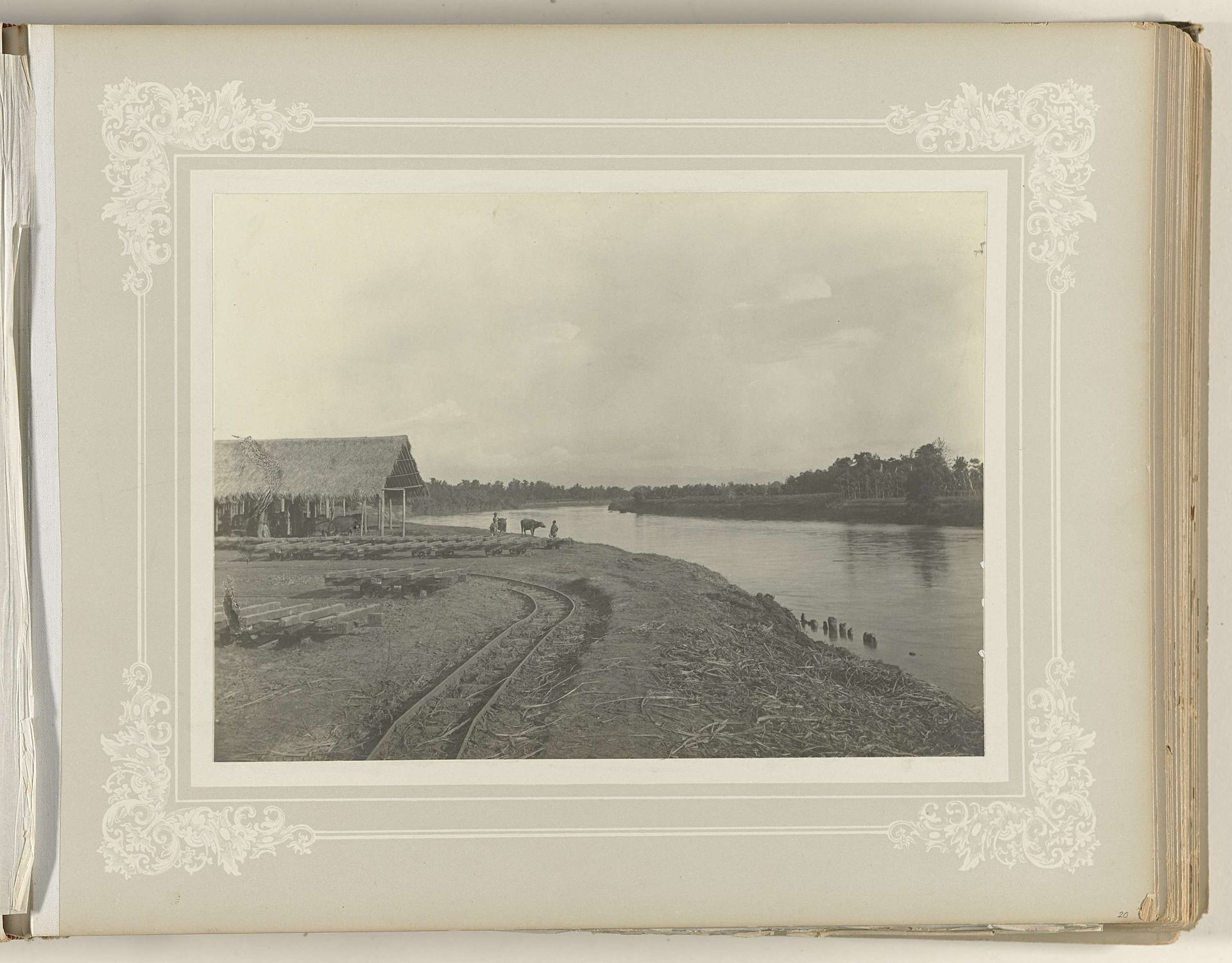 Smalspoorbaan op fabrieksterrein by Otto Hisgen