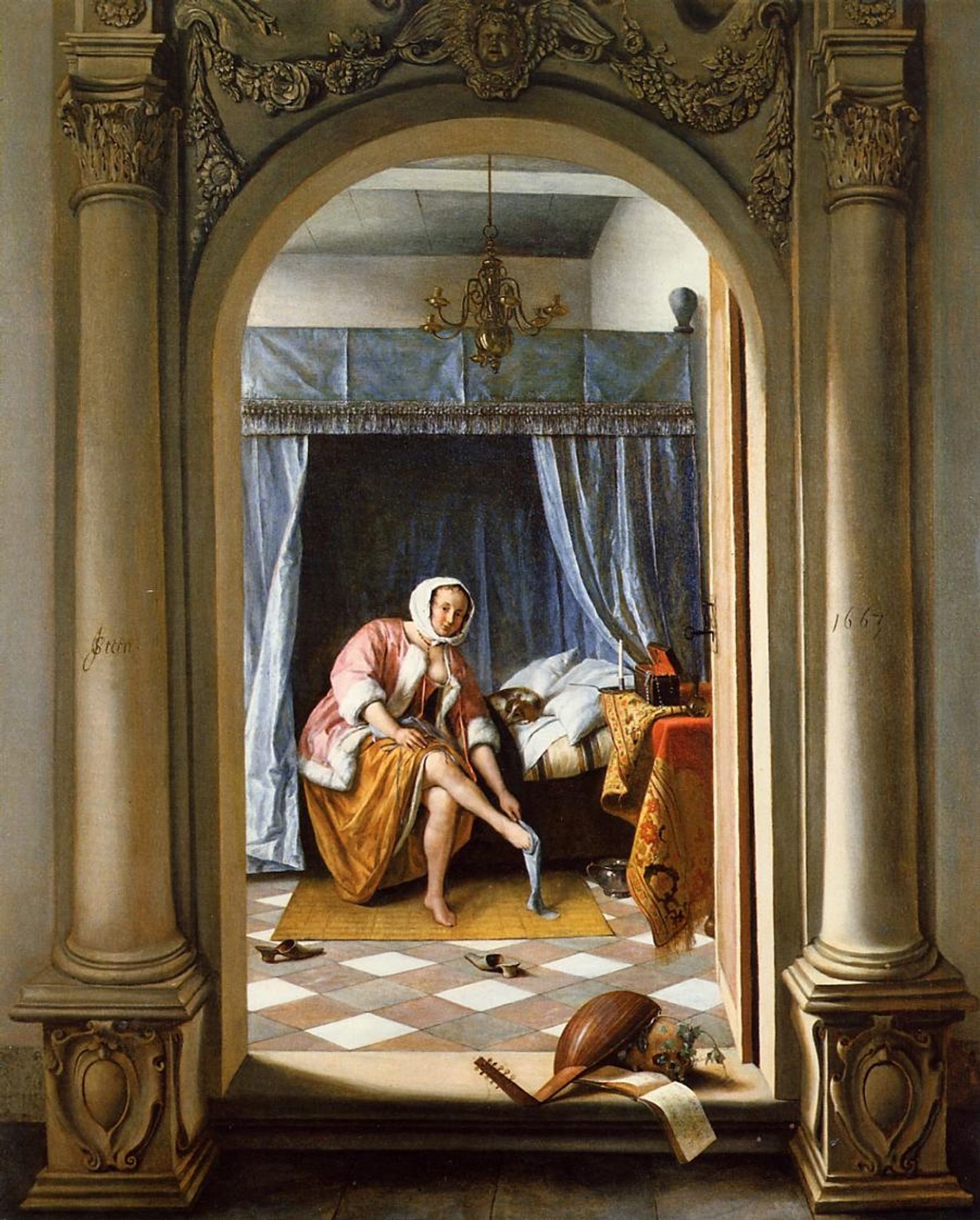 Woman at Her Toilet by Jan Steen