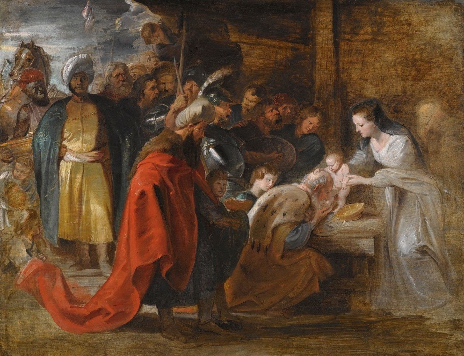 The Adoration Of The Magi by Peter Paul Rubens