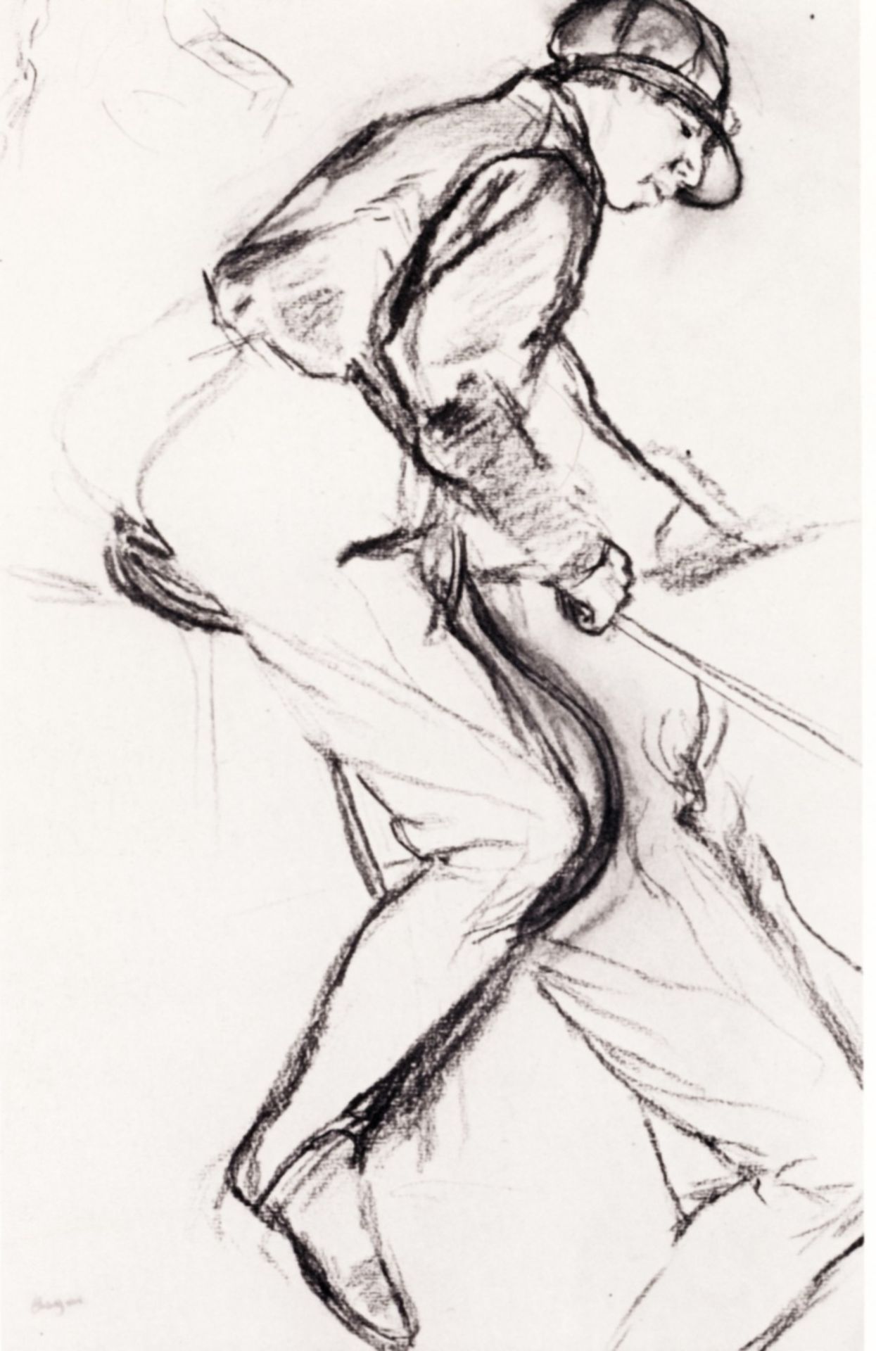 Jockey by Edgar Degas