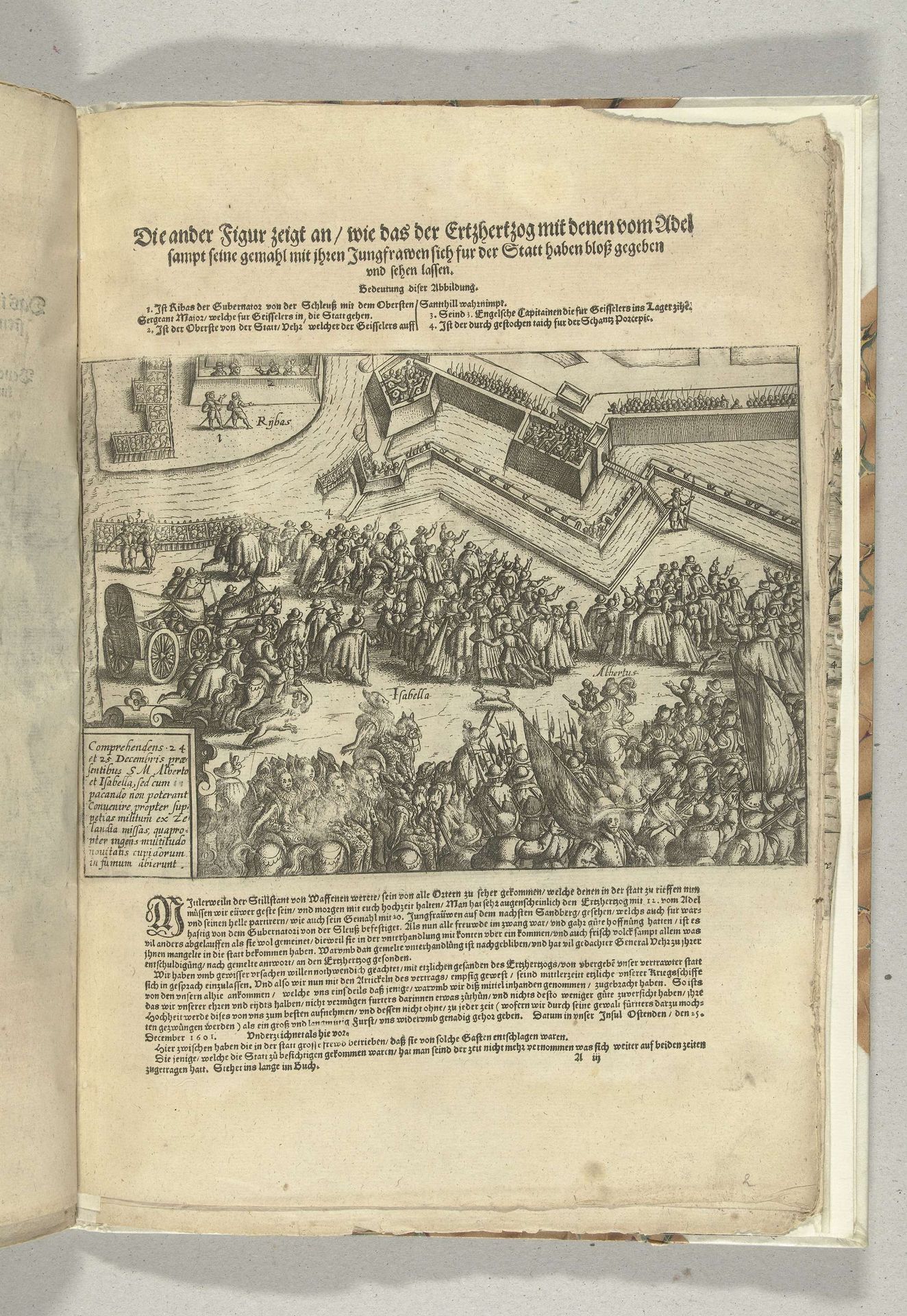 Beleg van Oostende: de wapenstilstand op 24-25 december 1601 by Anonymous