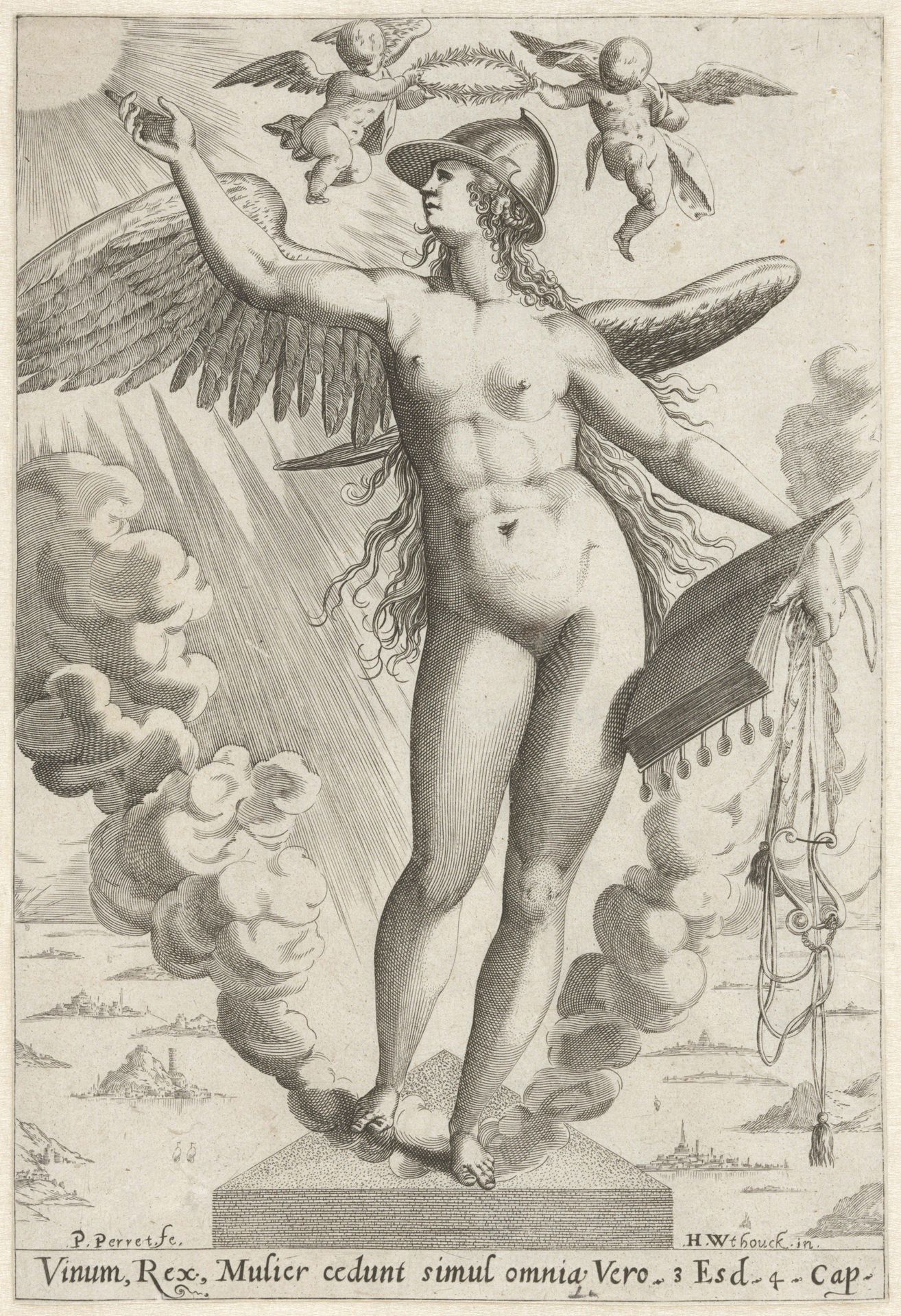 Allegorie op de macht der waarheid by Pieter Perret