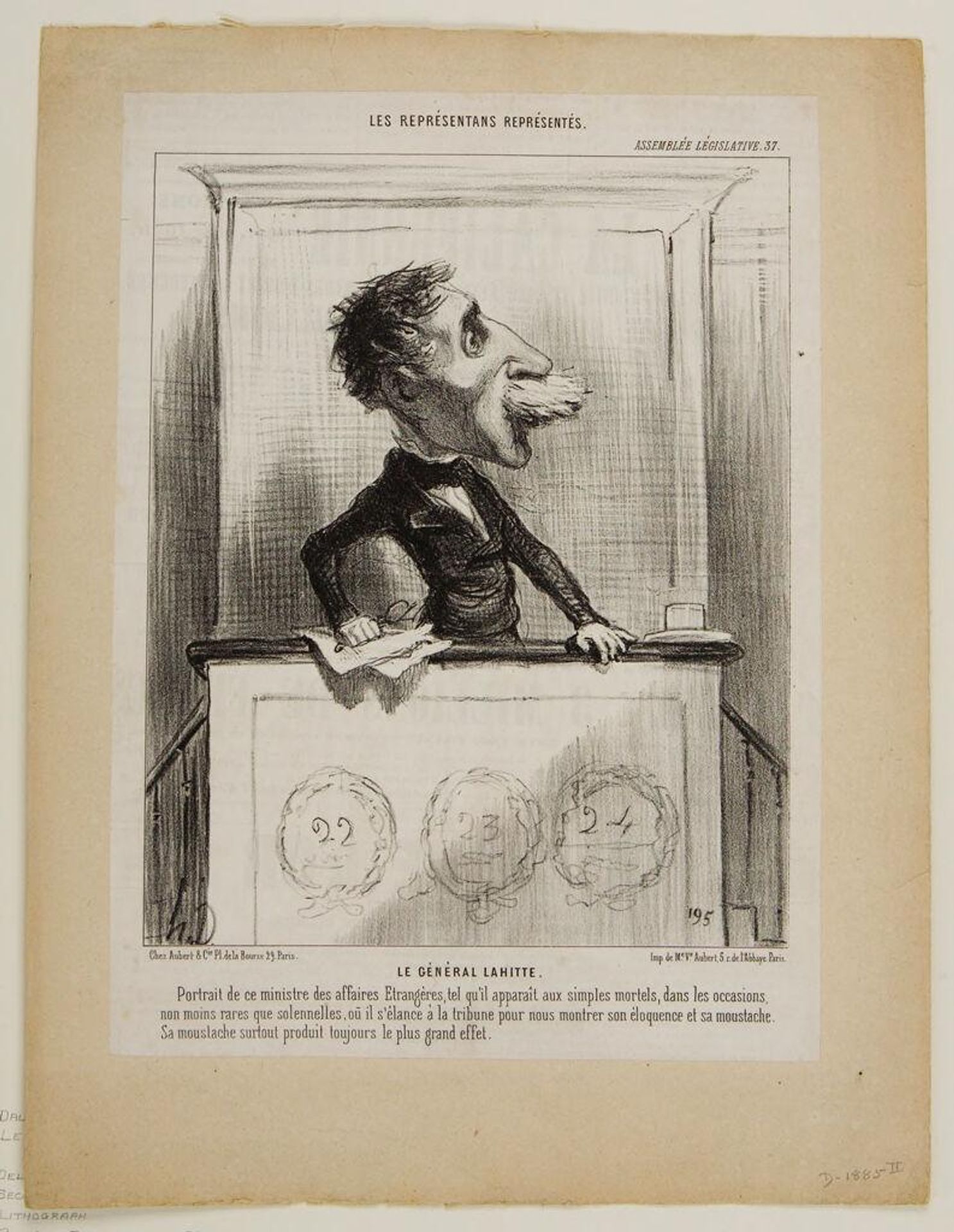General Lahitte by Honoré Daumier