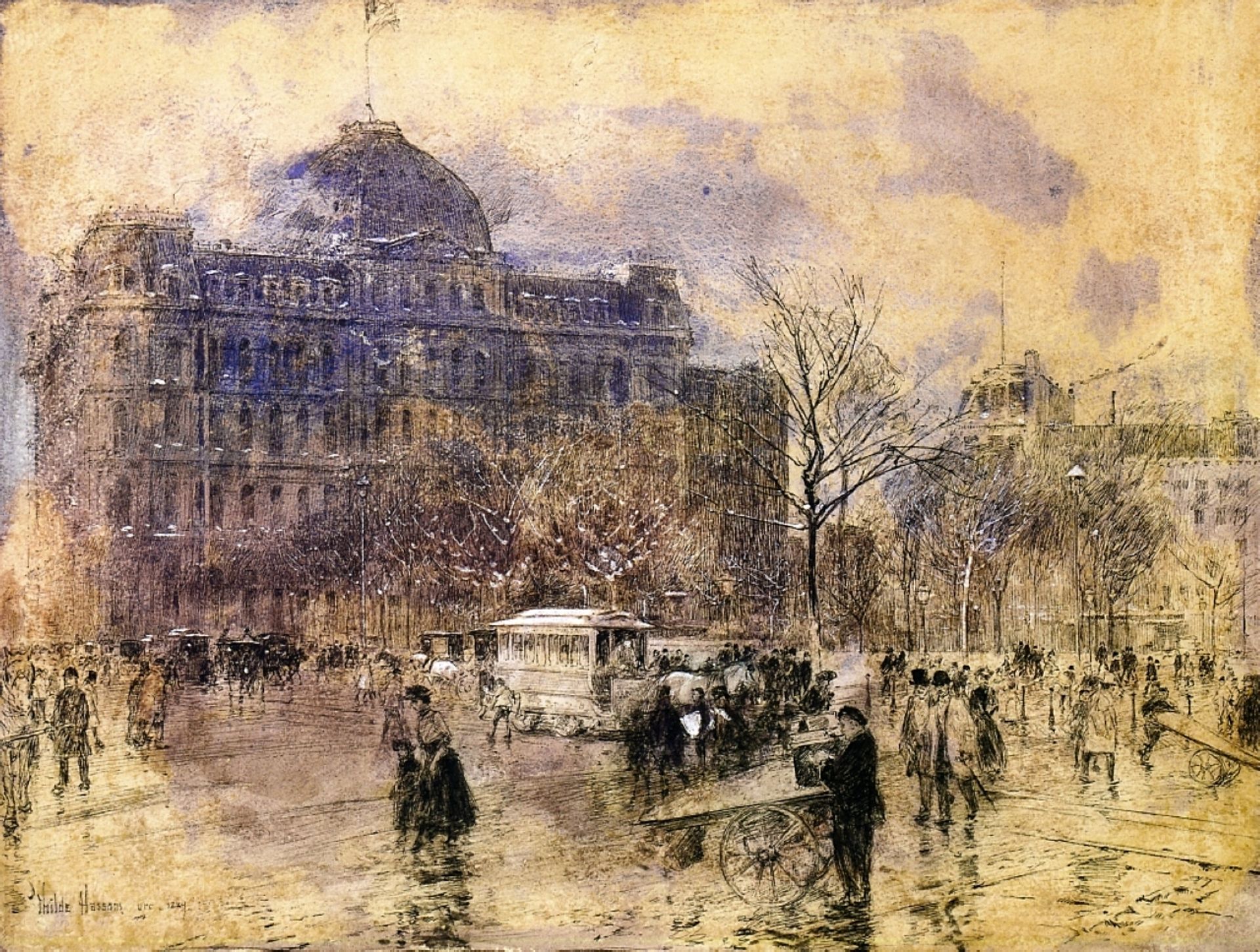 Cityscape by Childe Hassam