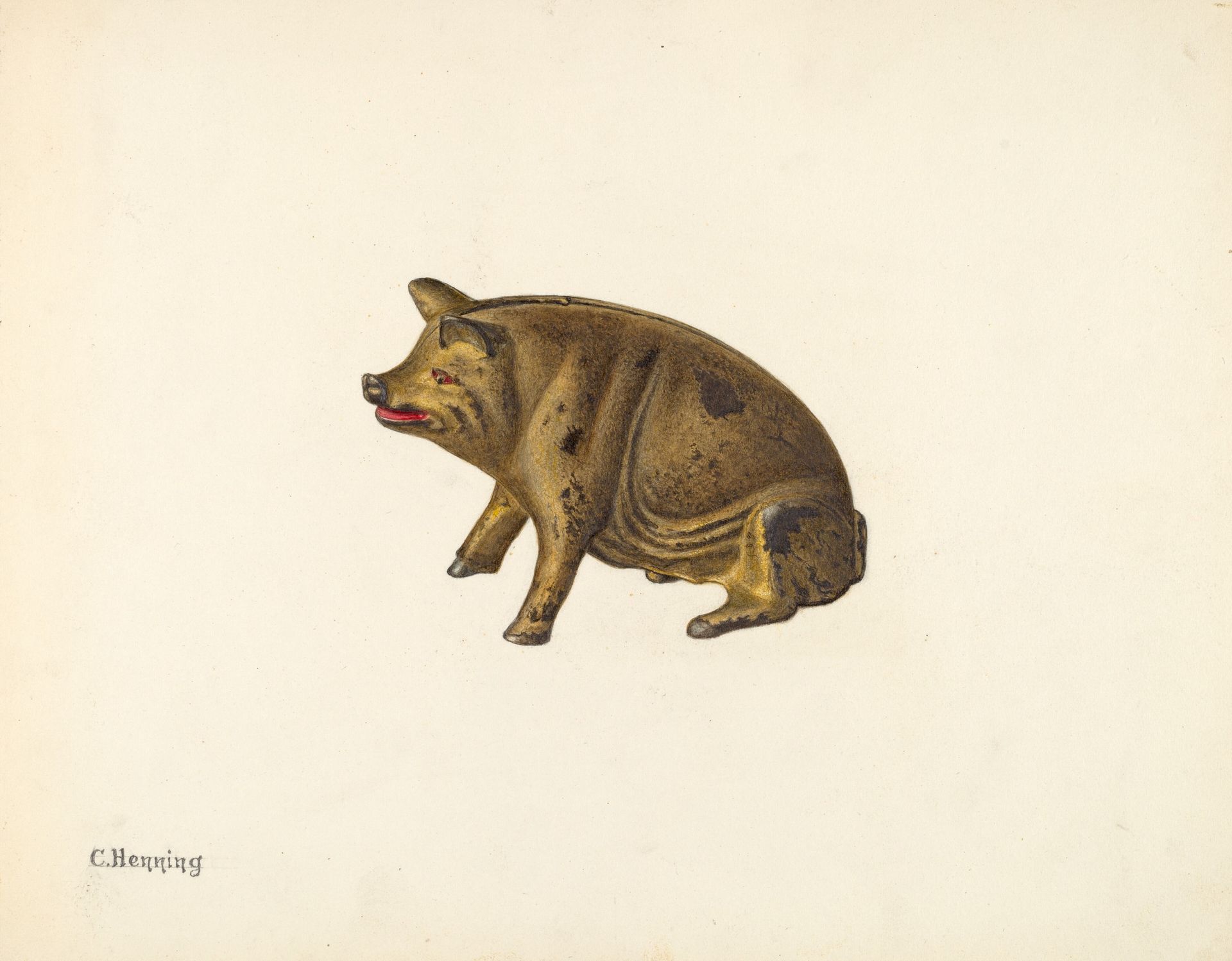Penny Bank: Pig by Charles Henning