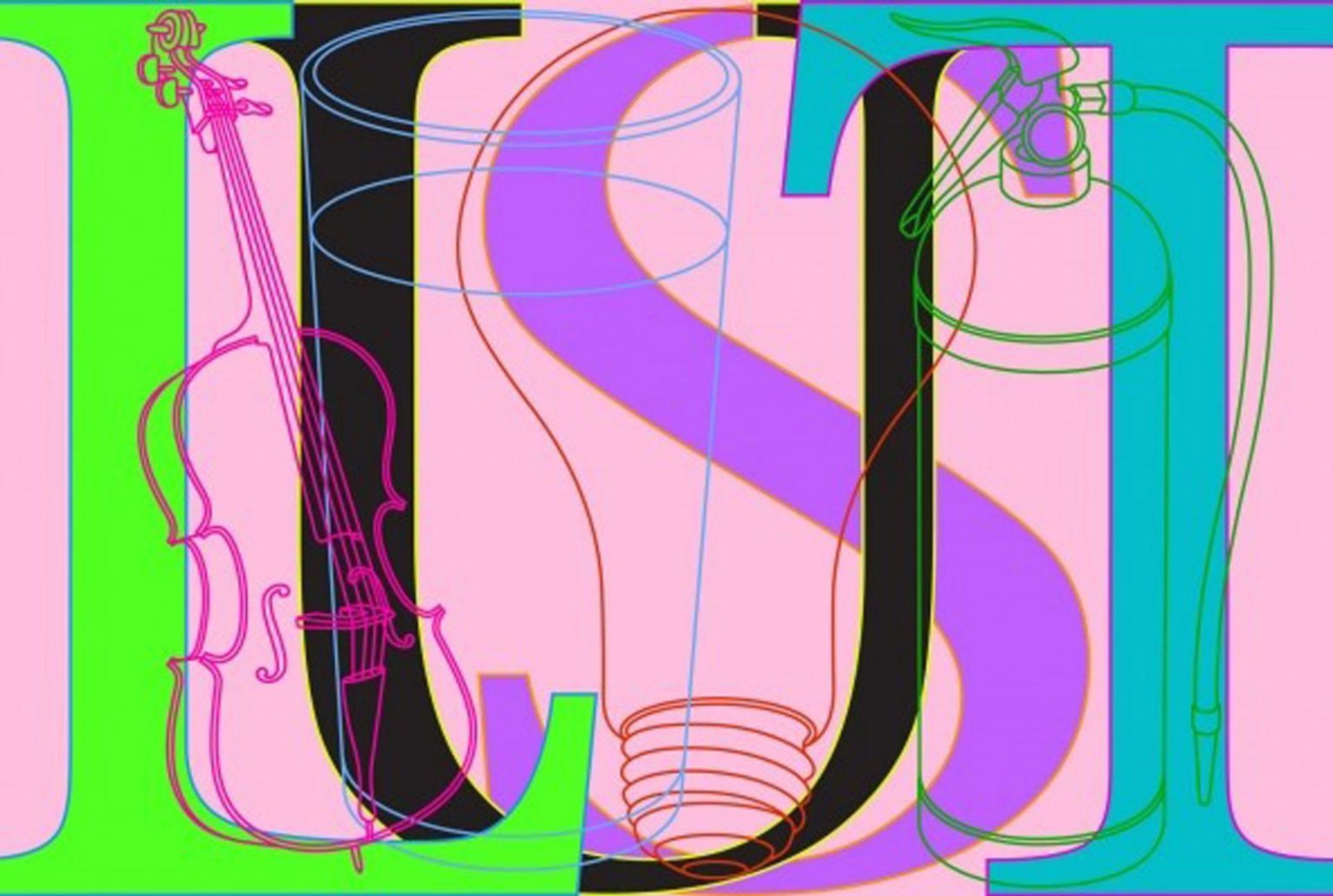 Lust by  Michael Craig-Martin