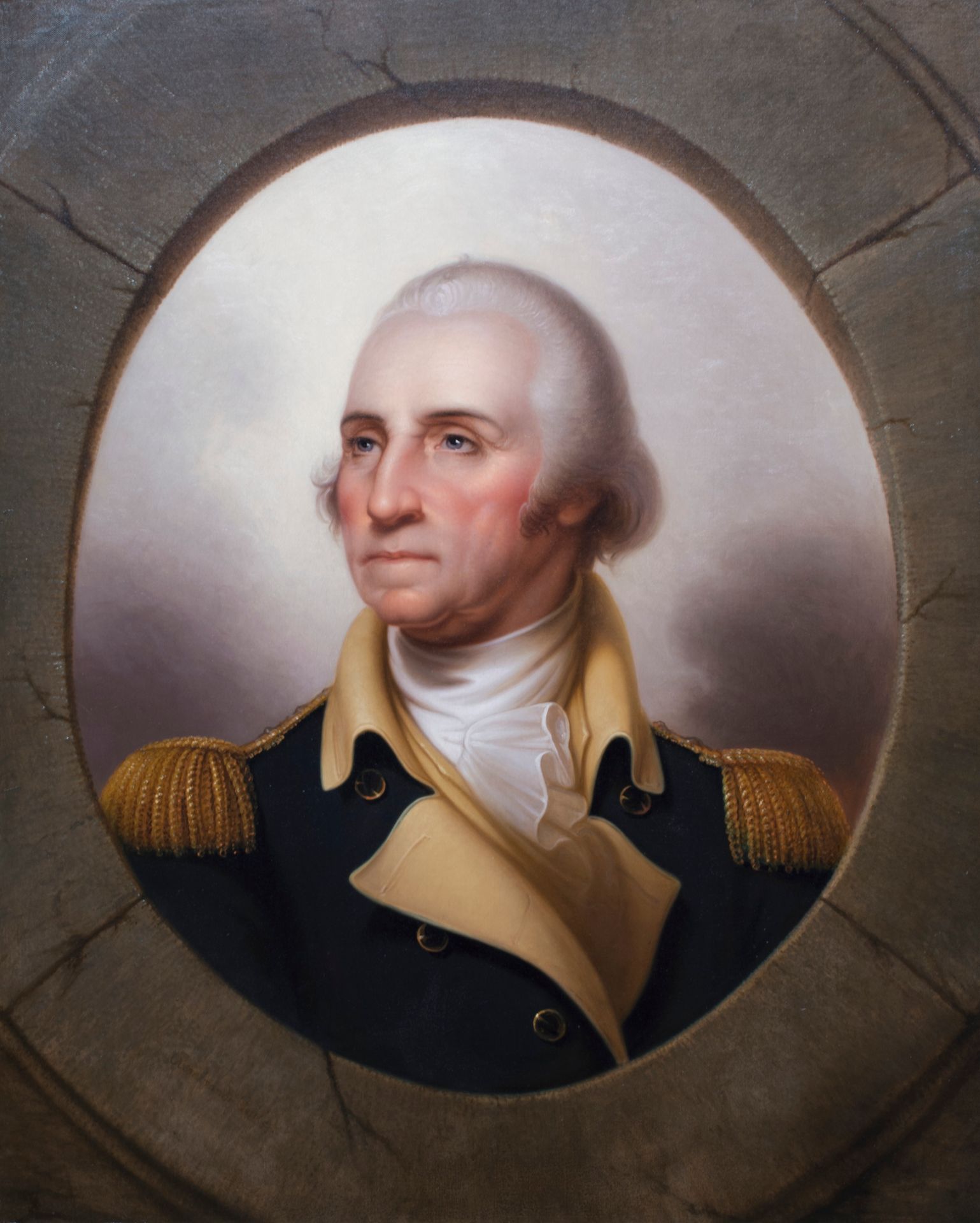 George Washington ("The Porthole Portrait") by Rembrandt Peale