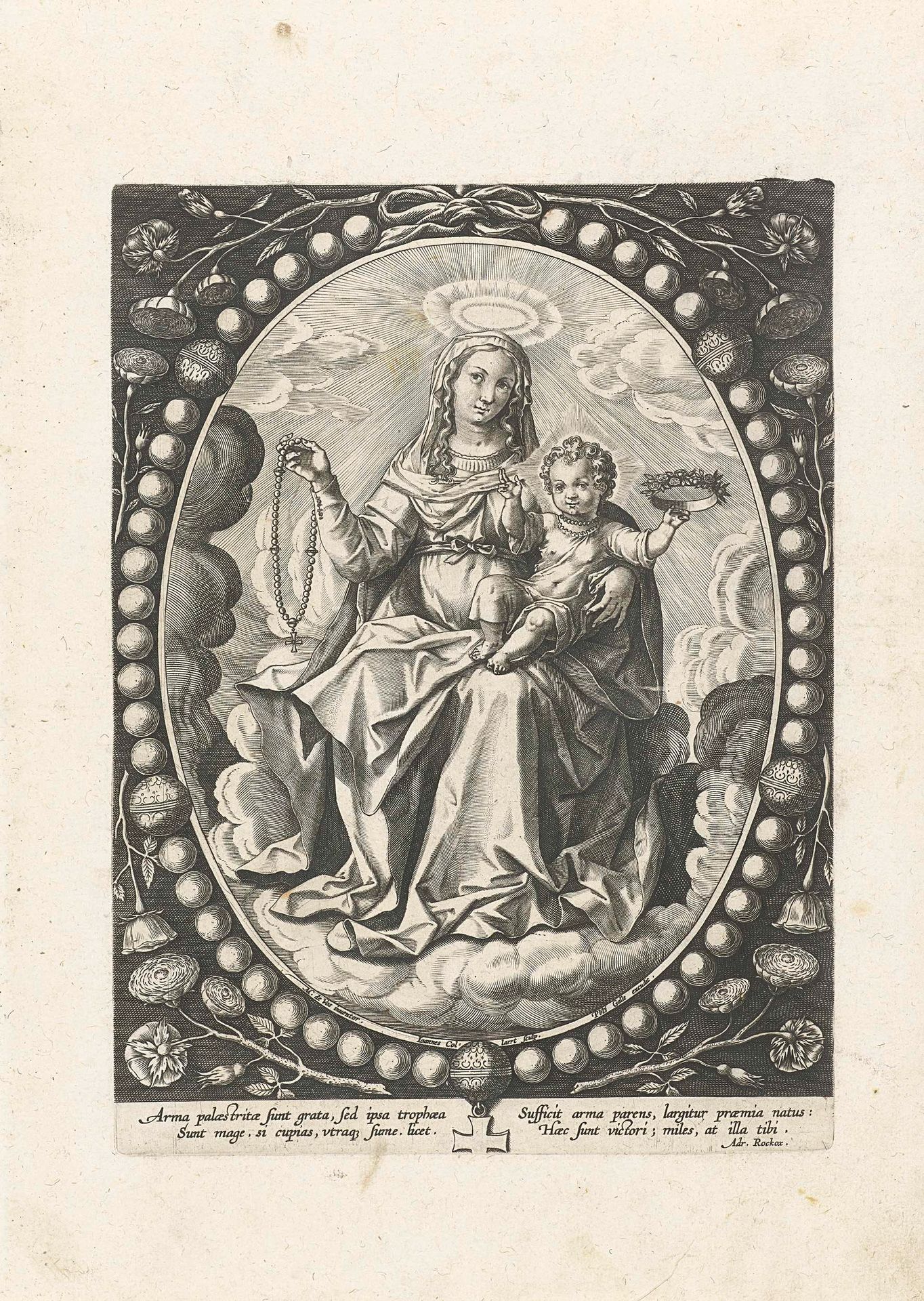 Maria met kind by Jan (II) Collaert