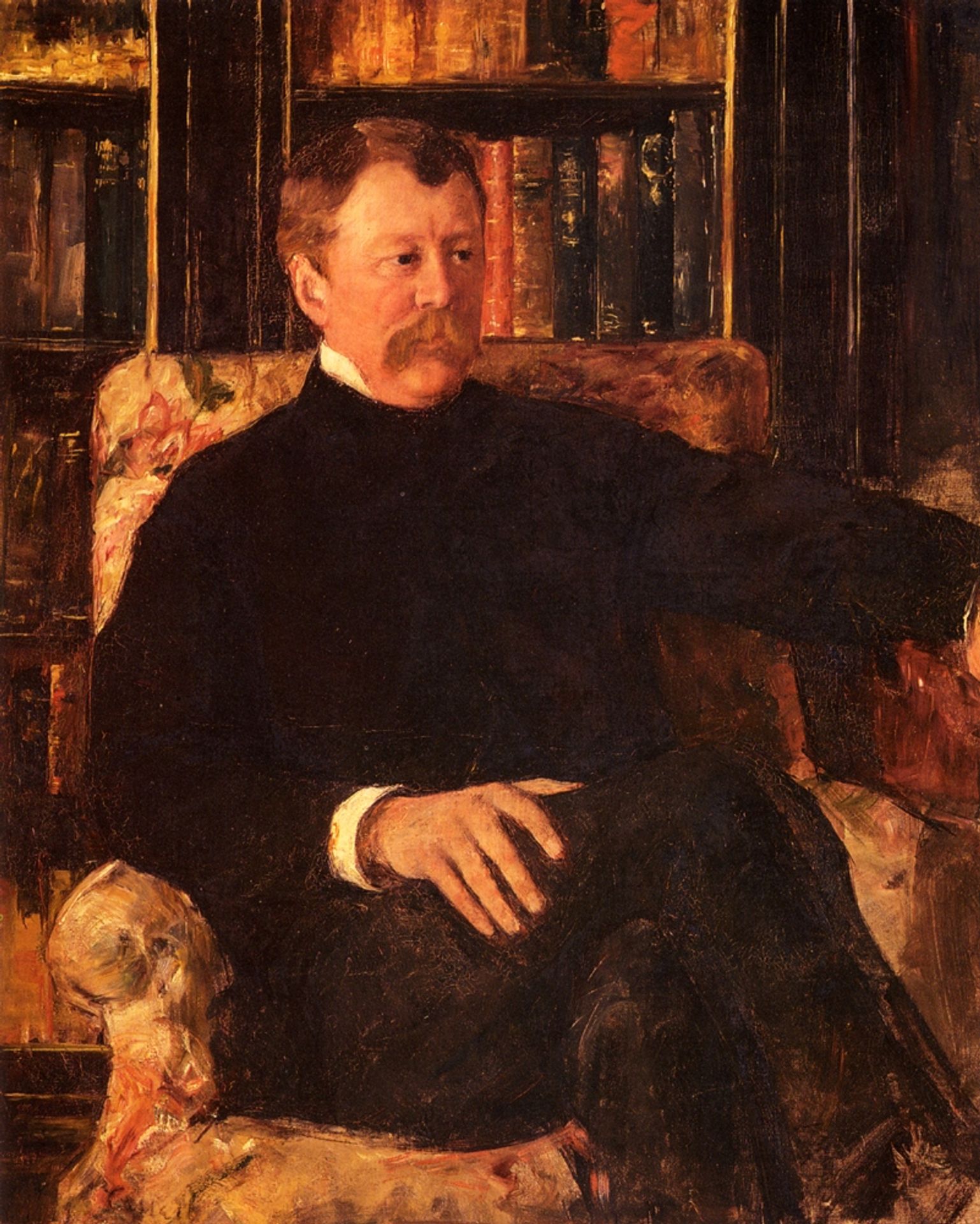 Portrait Of Alexander Cassatt by Mary Cassatt