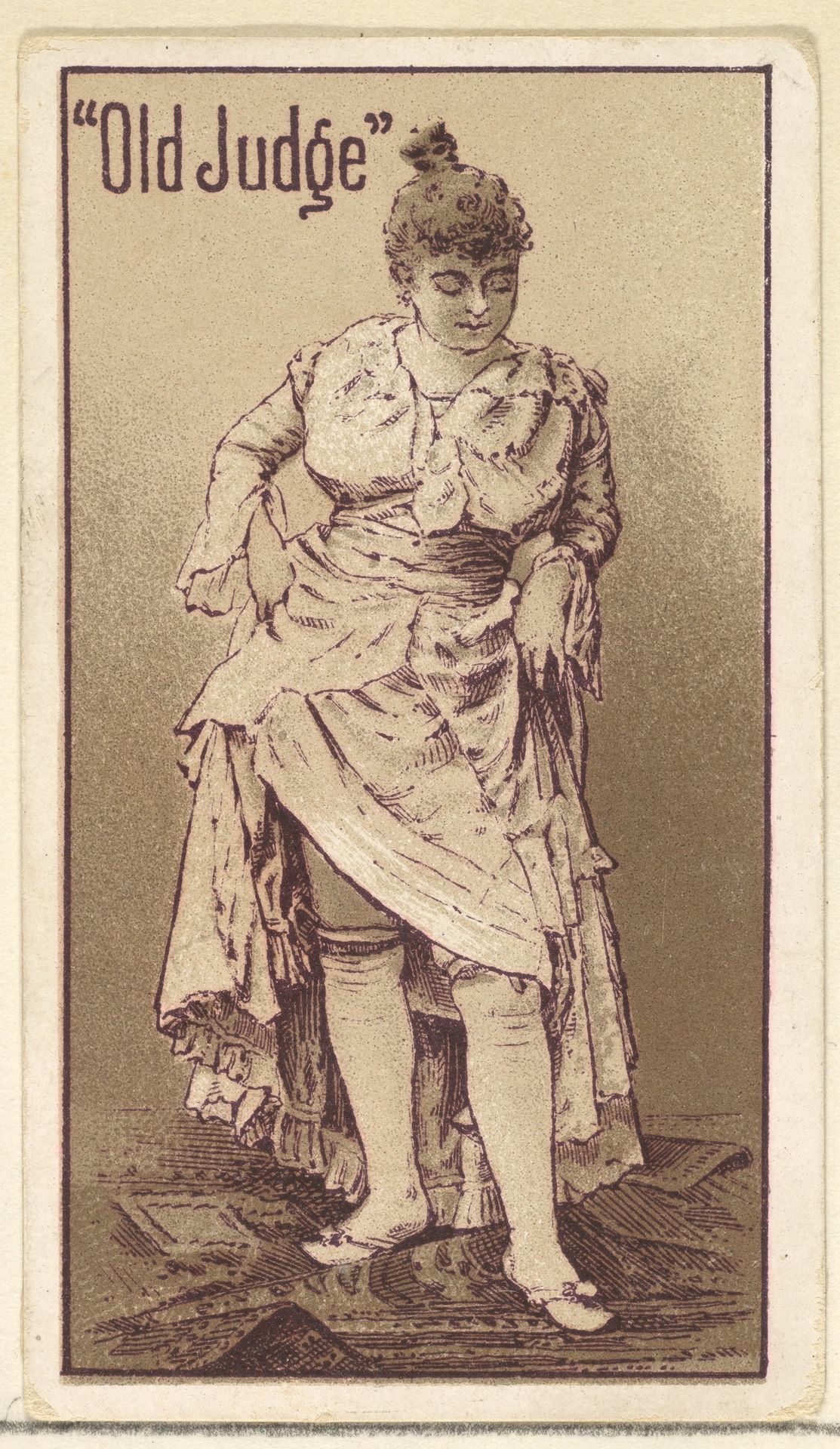 Actress from the Old Judge series (N167) for Old Judge Cigarettes by Goodwin & Company