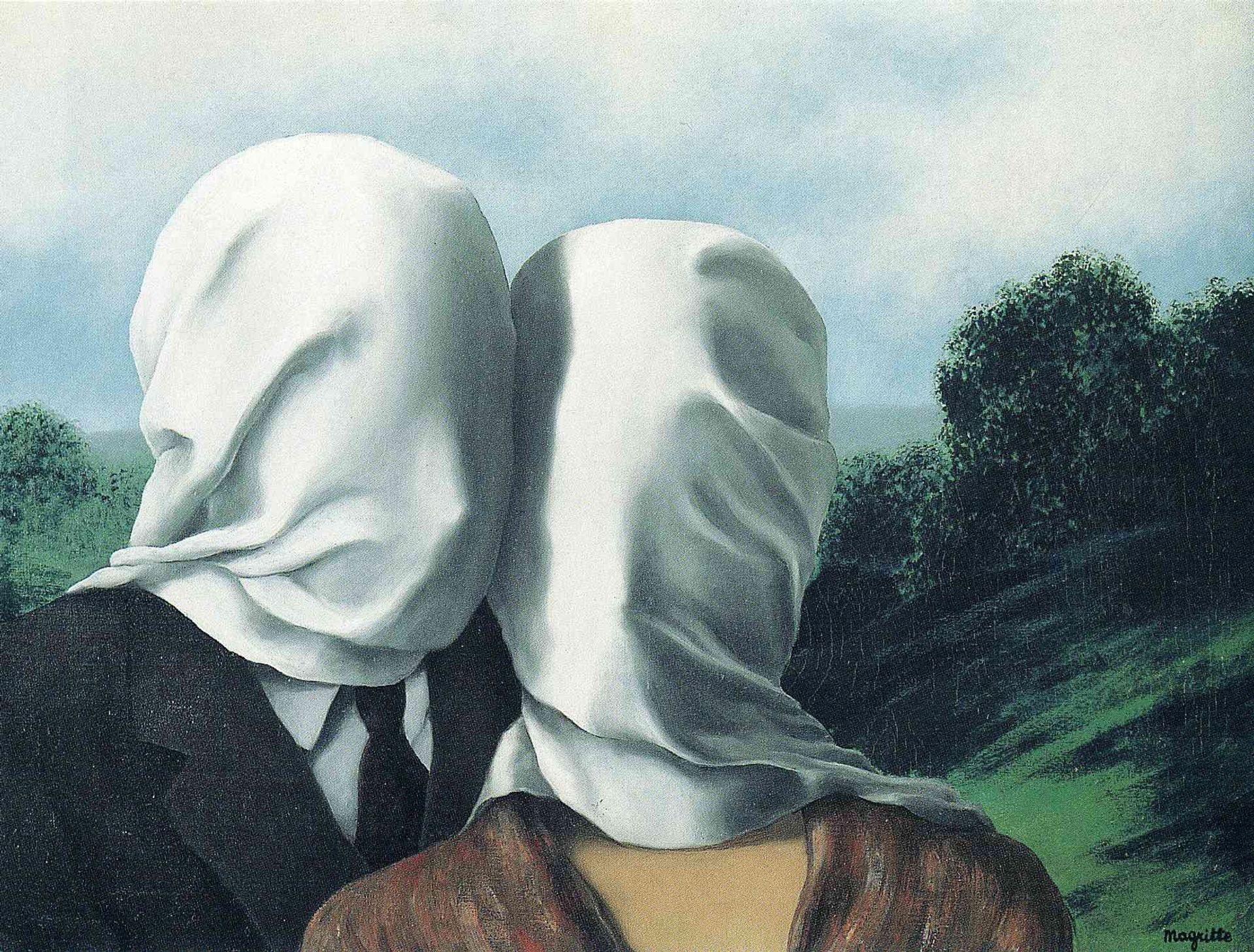 The Lovers by René Magritte