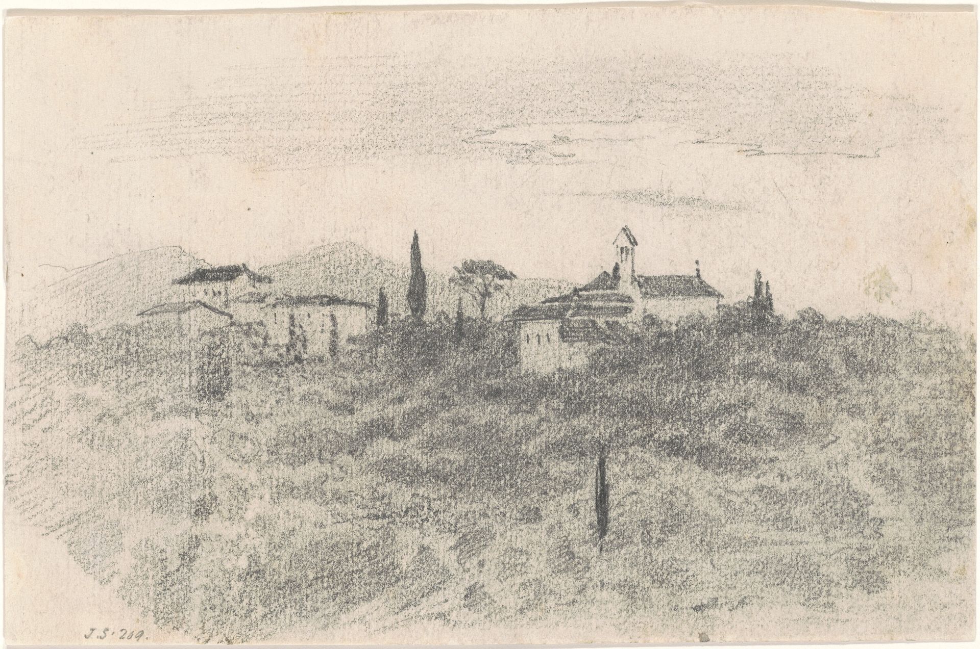 Monastery [recto] by John Singer Sargent