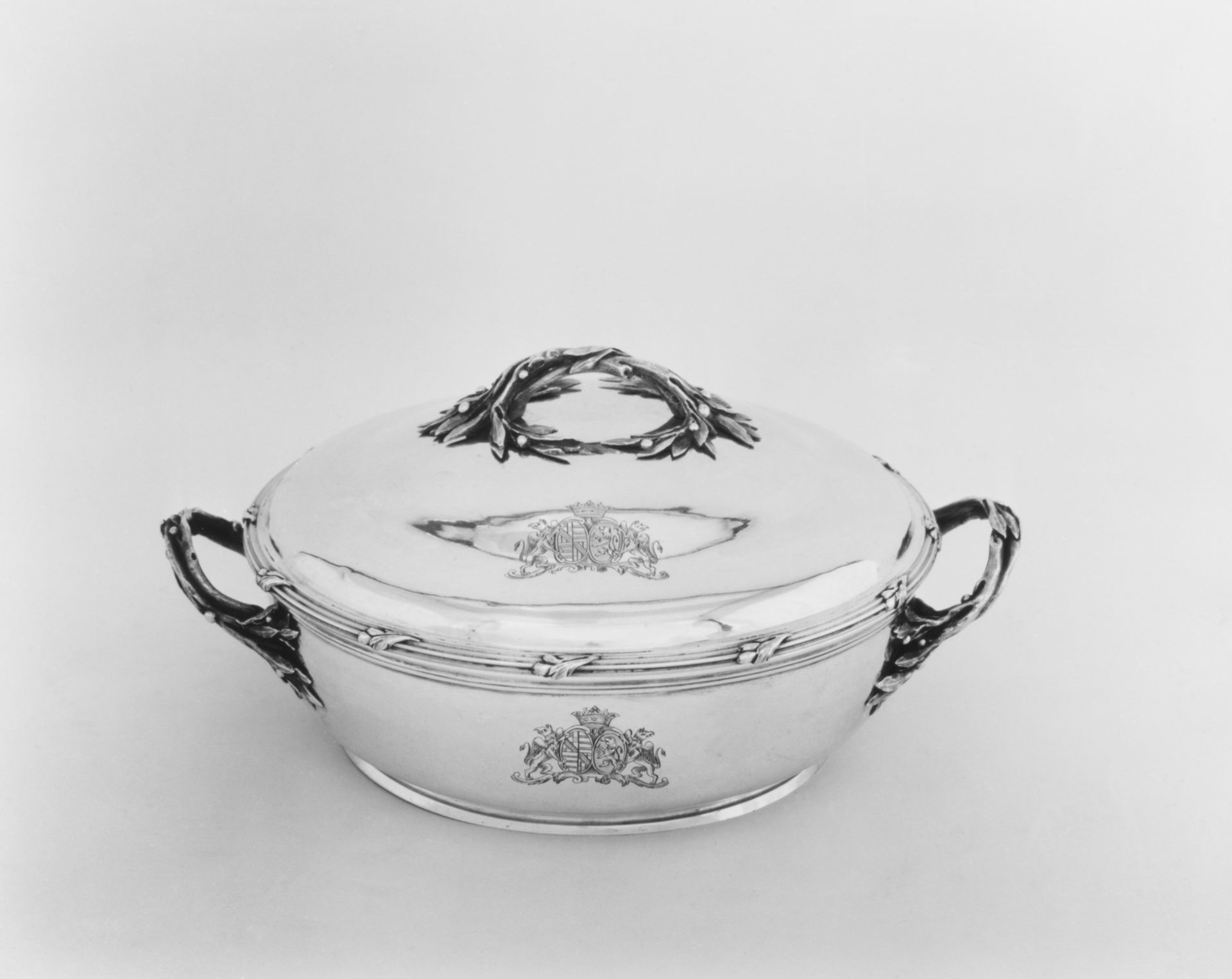 Dish with cover (one of a pair) by Charles-Louis-Auguste Spriman (or Spriment)
