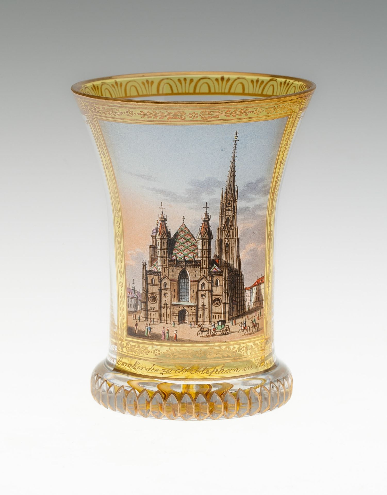 Beaker with St. Stephen's Cathedral, Vienna by Anton Kothgasser