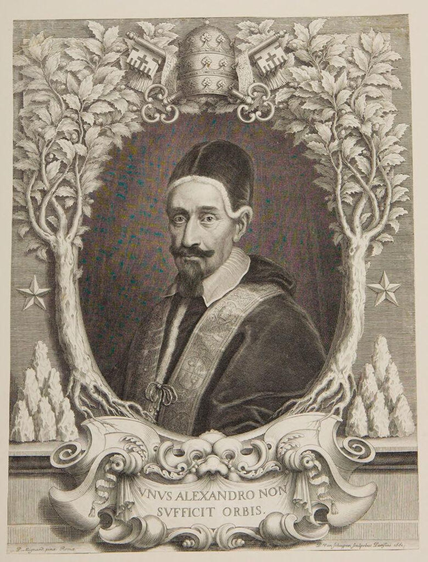 Pope Alexander VII by Pieter van Schuppen