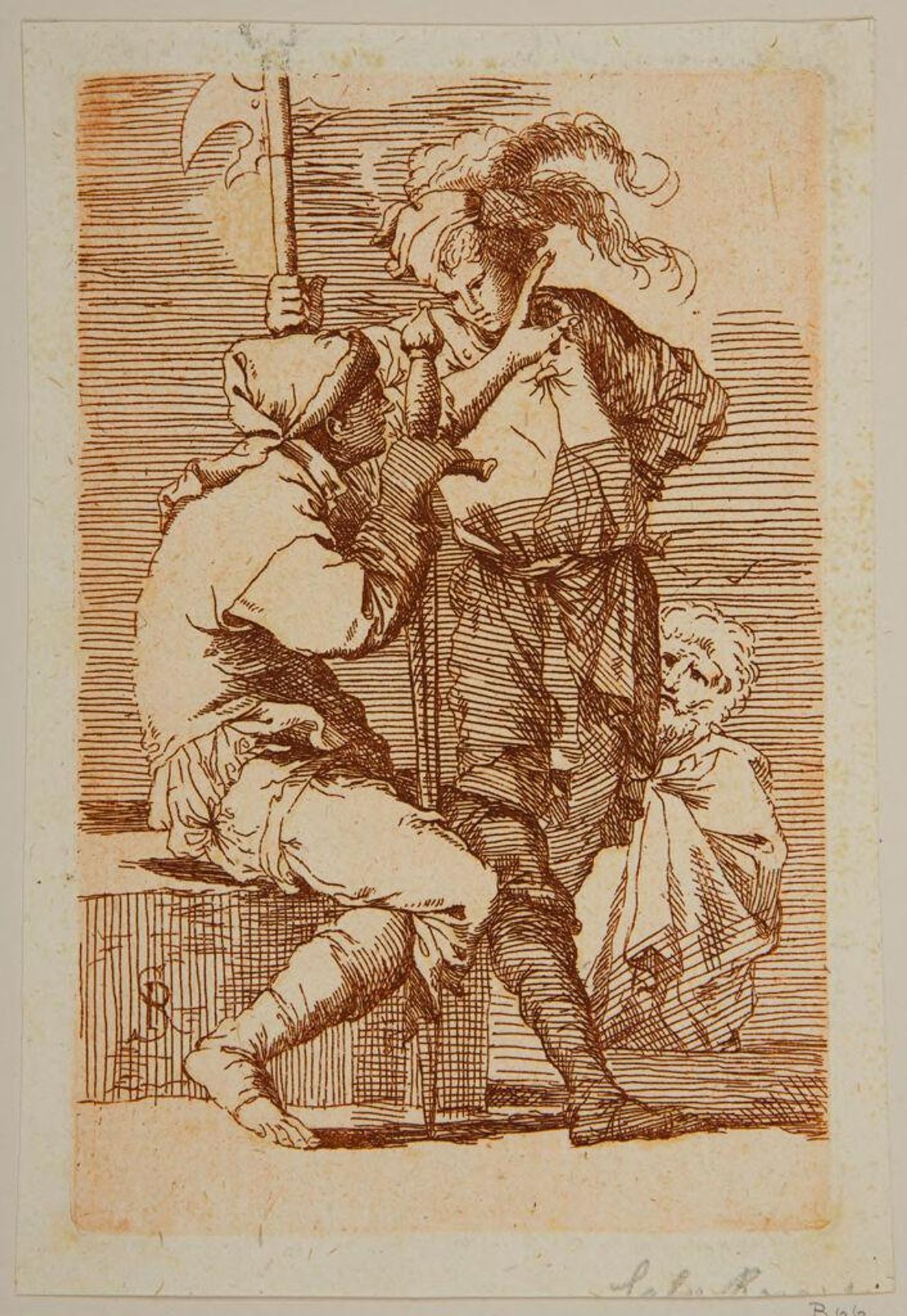 Copy after the Figurine by Salvator Rosa