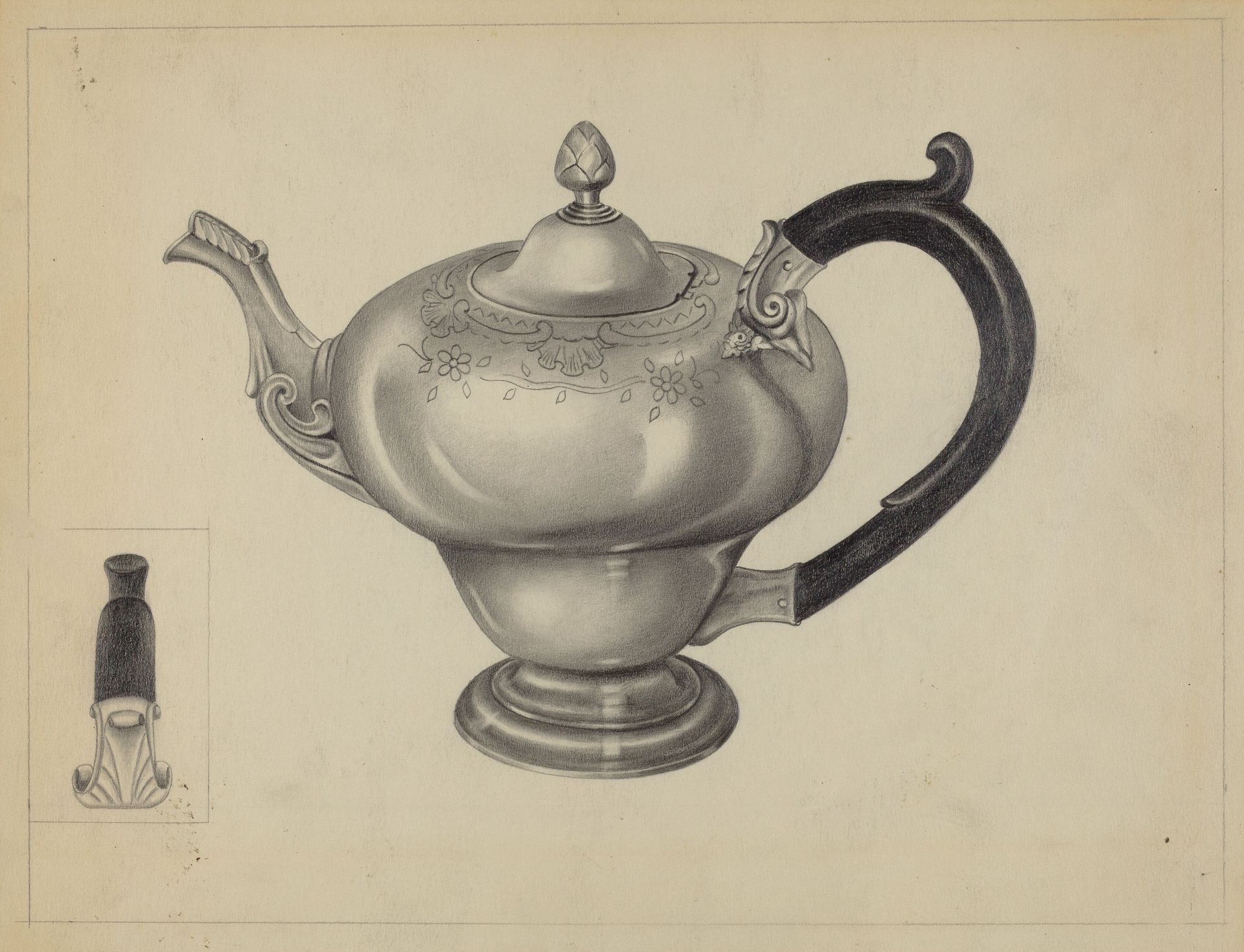 Silver Teapot by Aaron Fastovsky